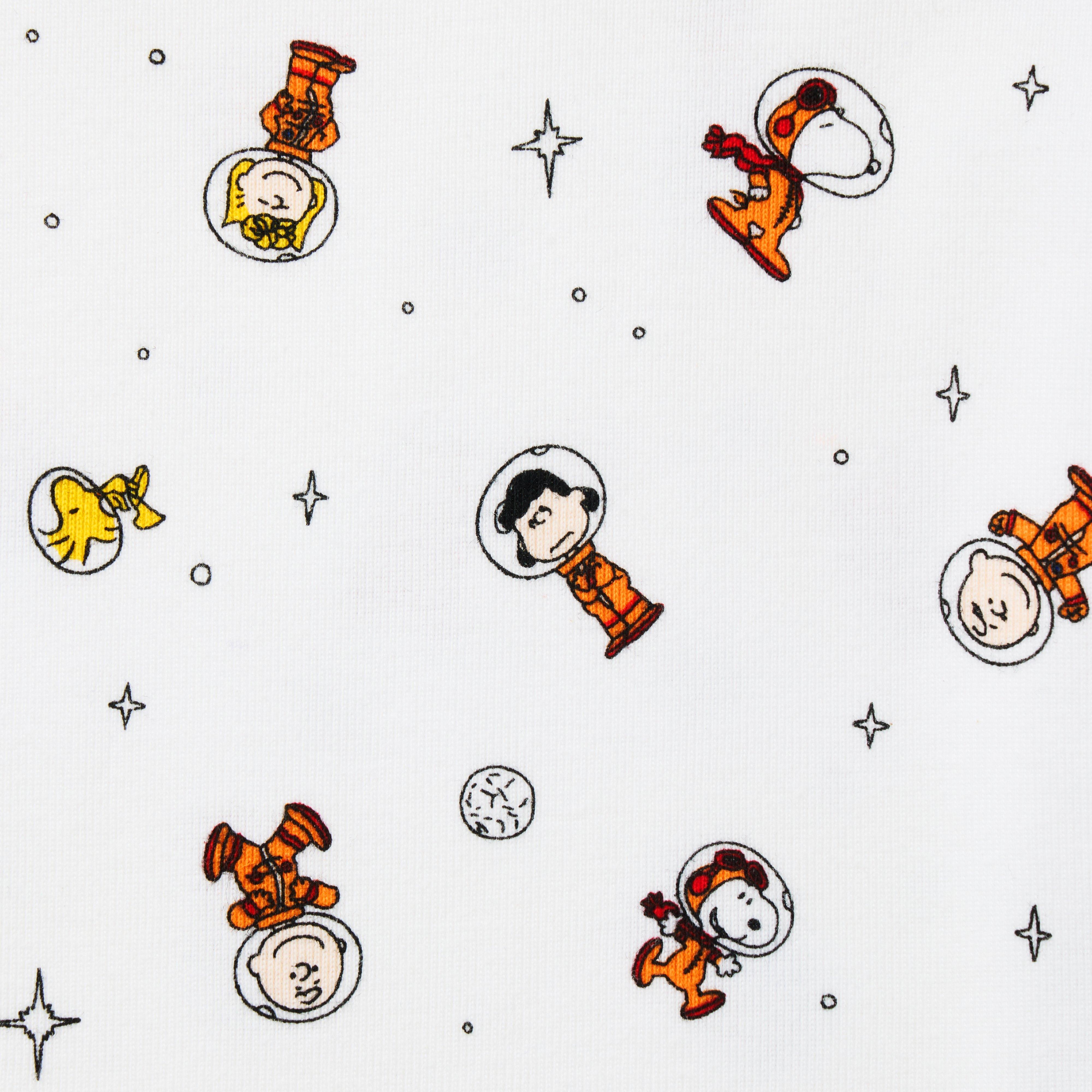 Good Night Short Sleeve Pajama in PEANUTS Outer Space image number 1