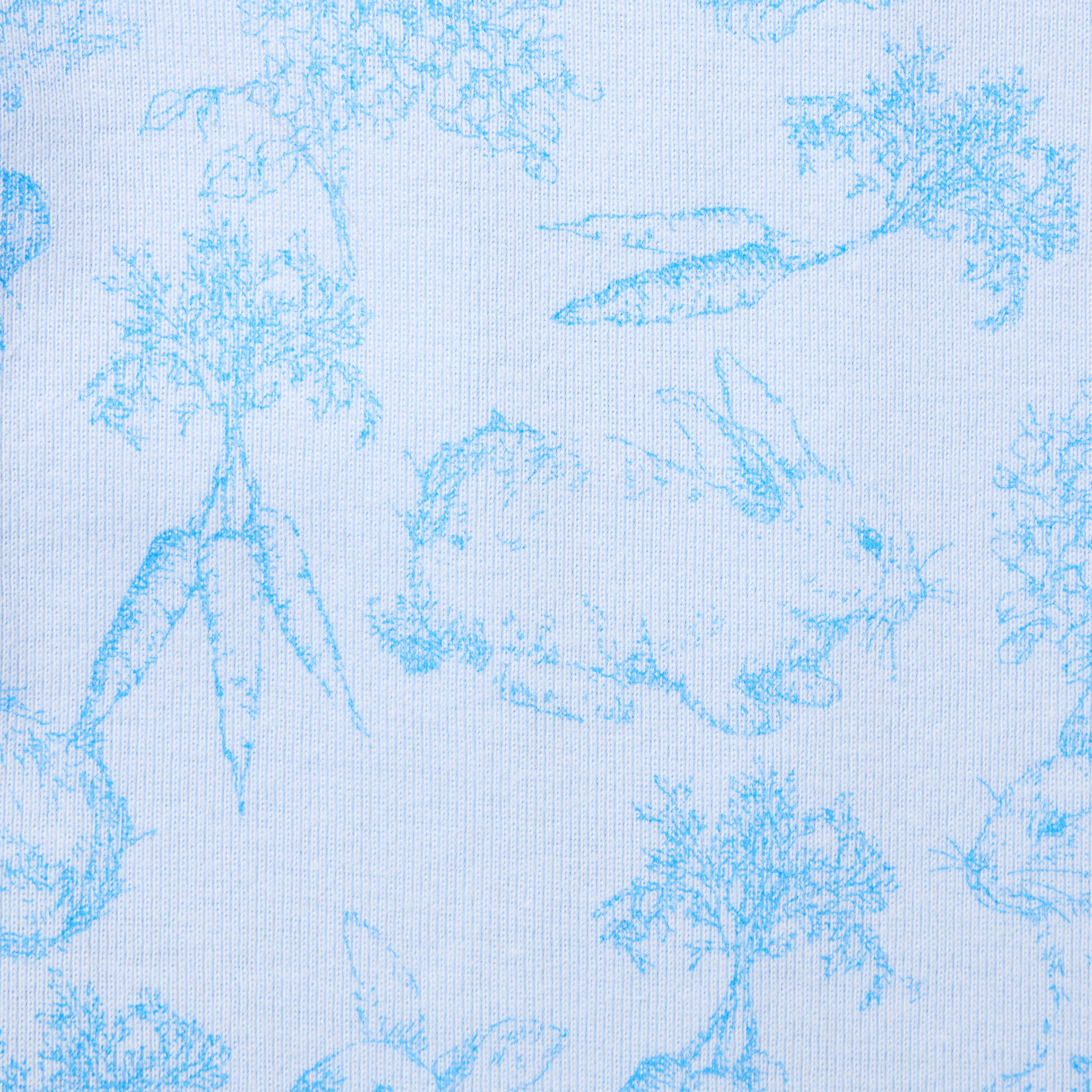 Baby Good Night Footed Pajama In Bunny Toile image number 2