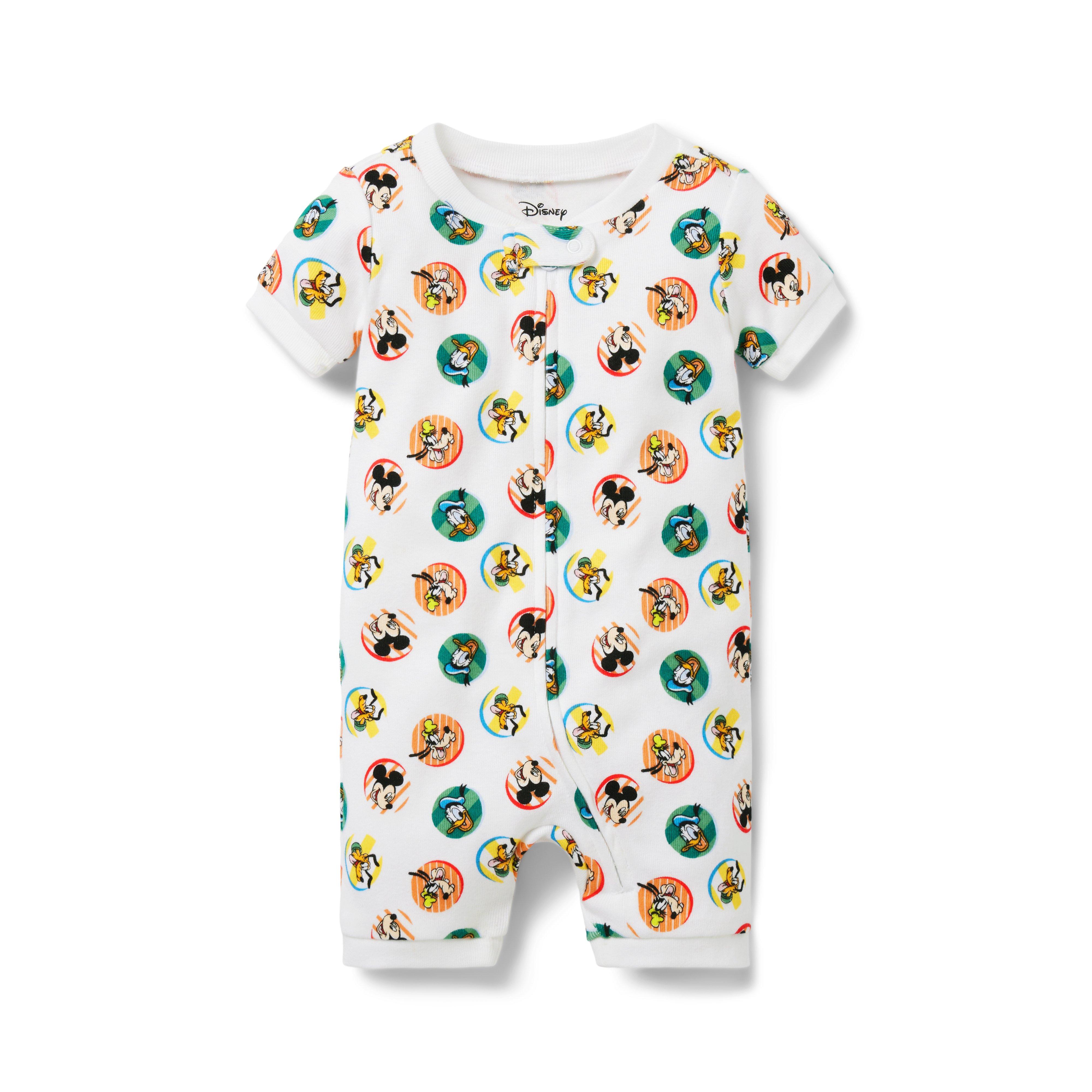 Baby Good Night Short Zip Pajama In Disney Mickey Mouse Friends image number 0