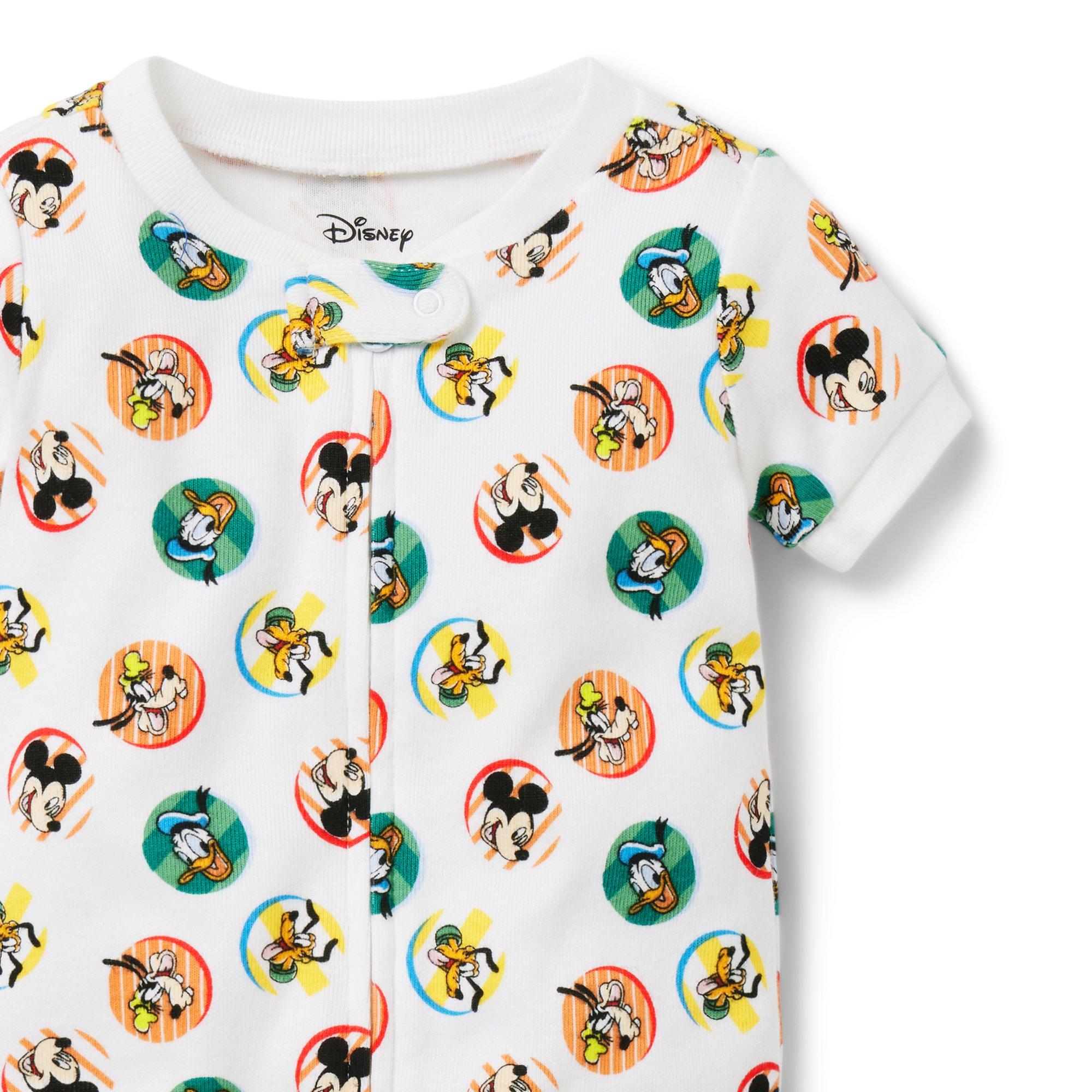 Baby Good Night Short Zip Pajama In Disney Mickey Mouse Friends image number 2