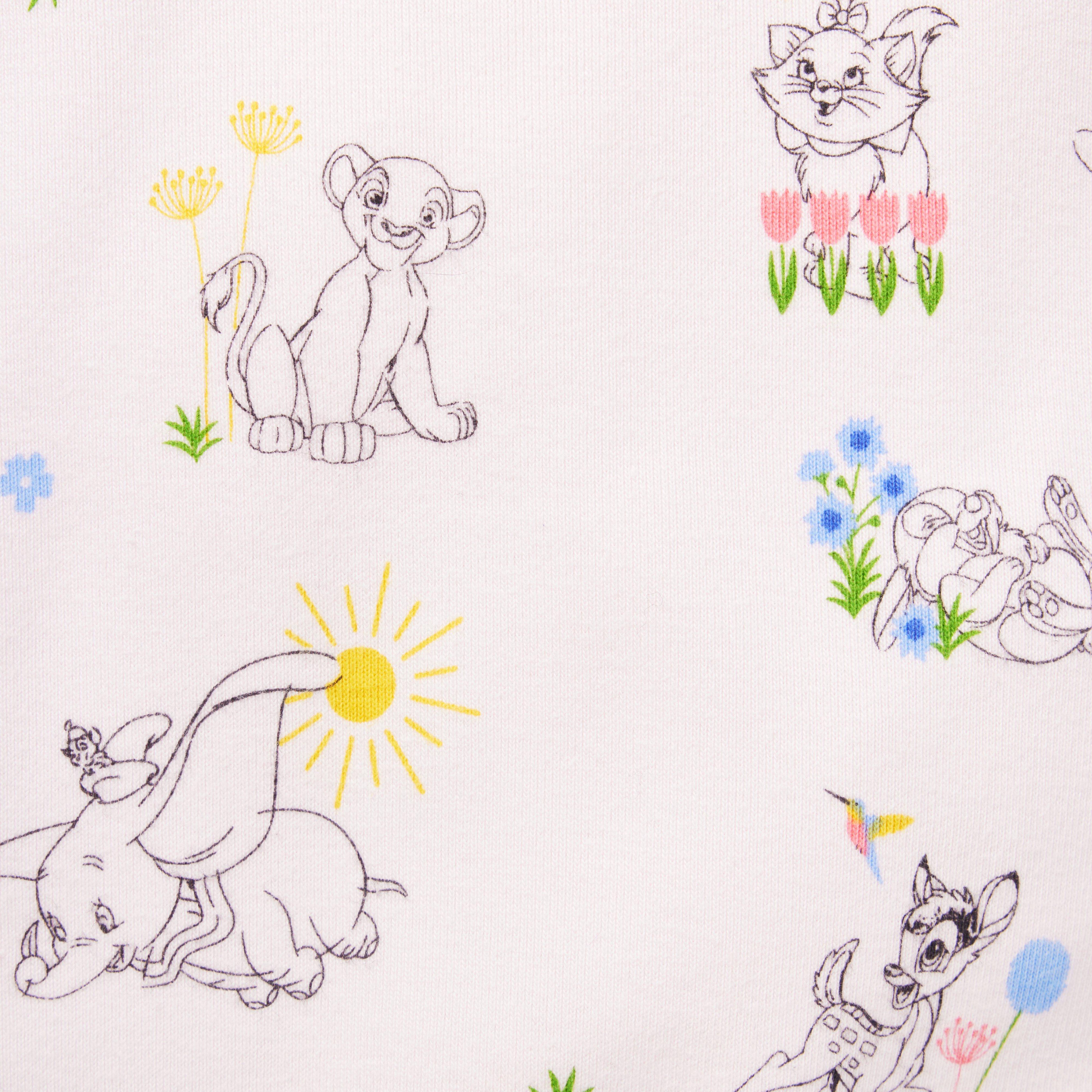 Baby Good Night Short Zip Pajama In Disney Mickey Mouse image number 2
