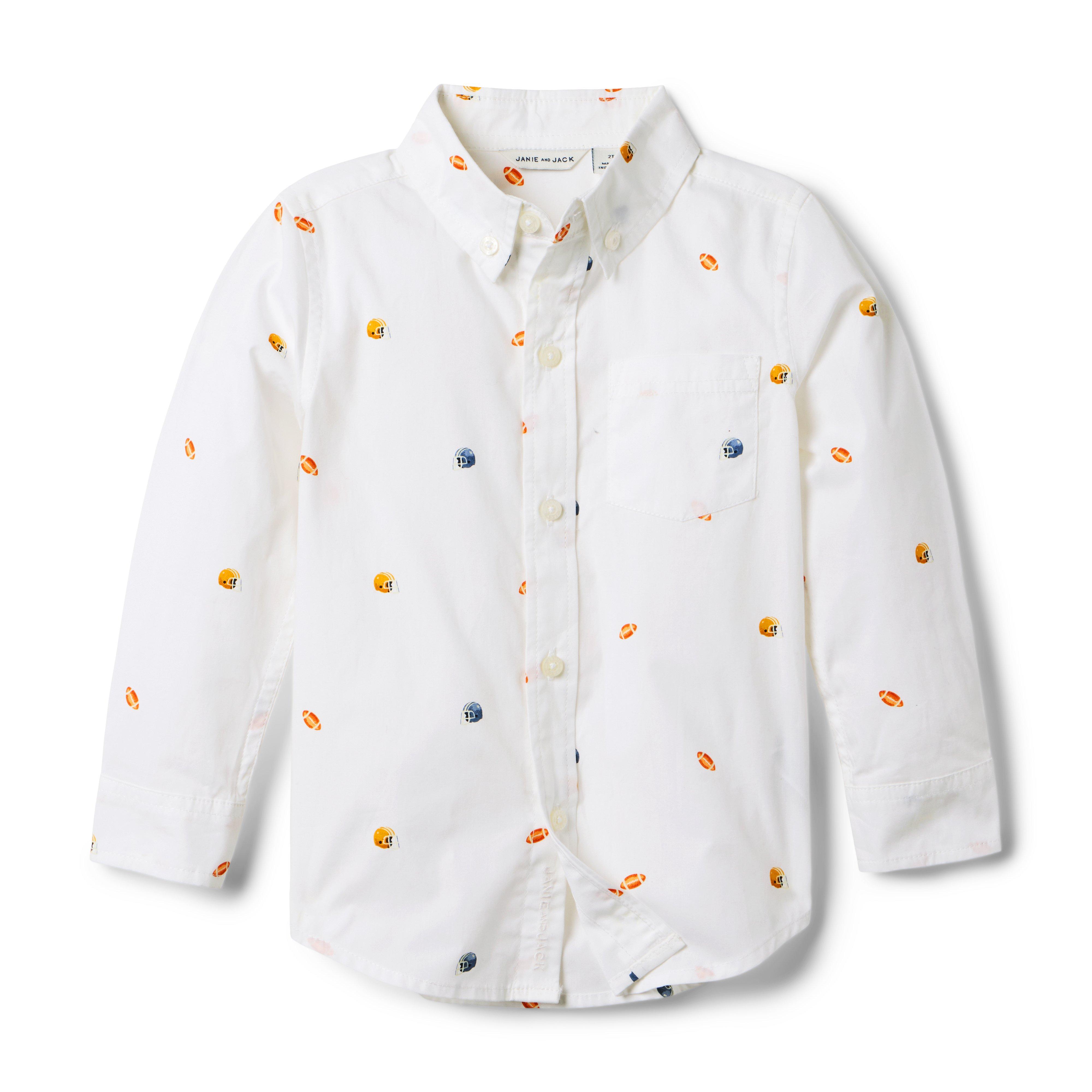 Football Poplin Shirt image number 0