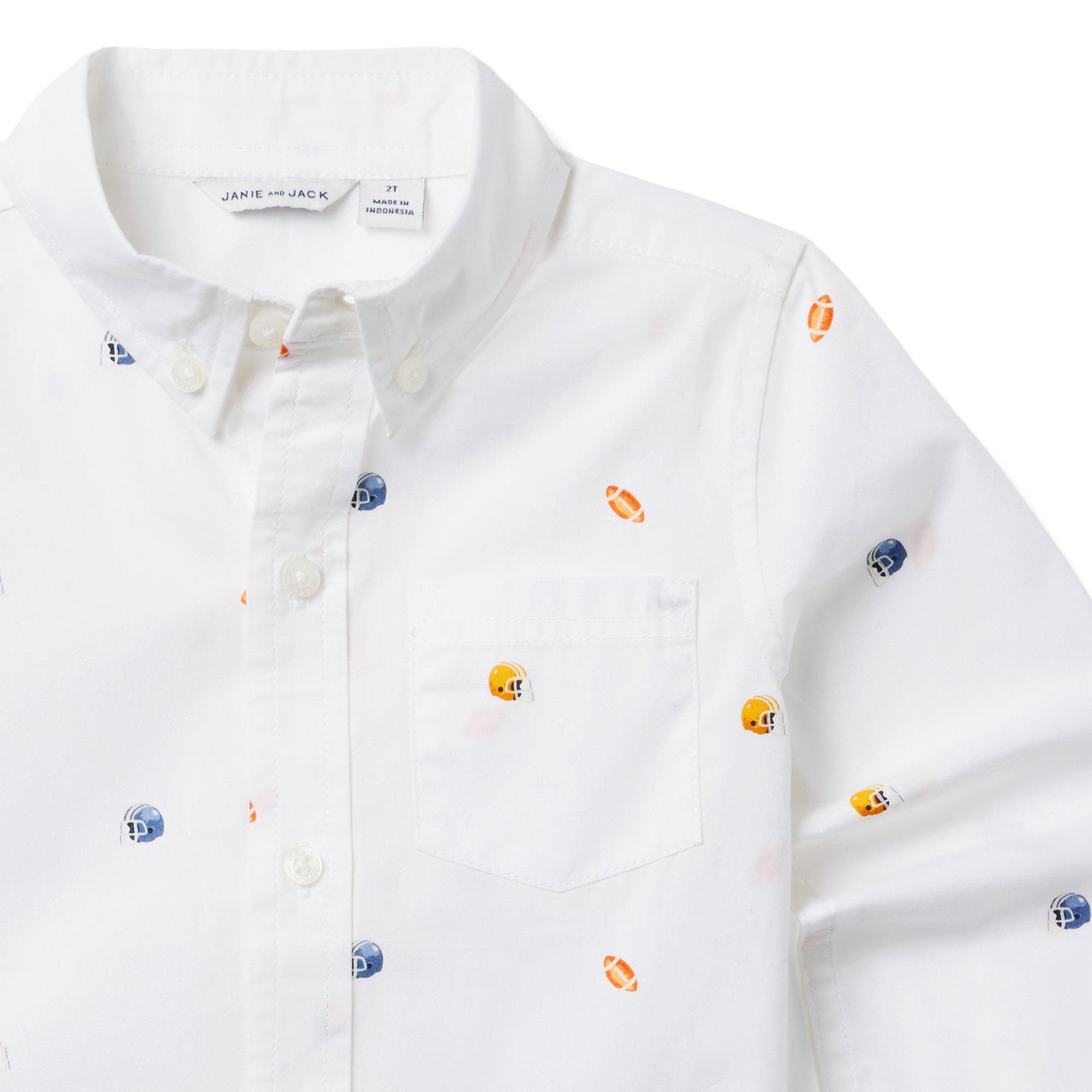 Football Poplin Shirt image number 3