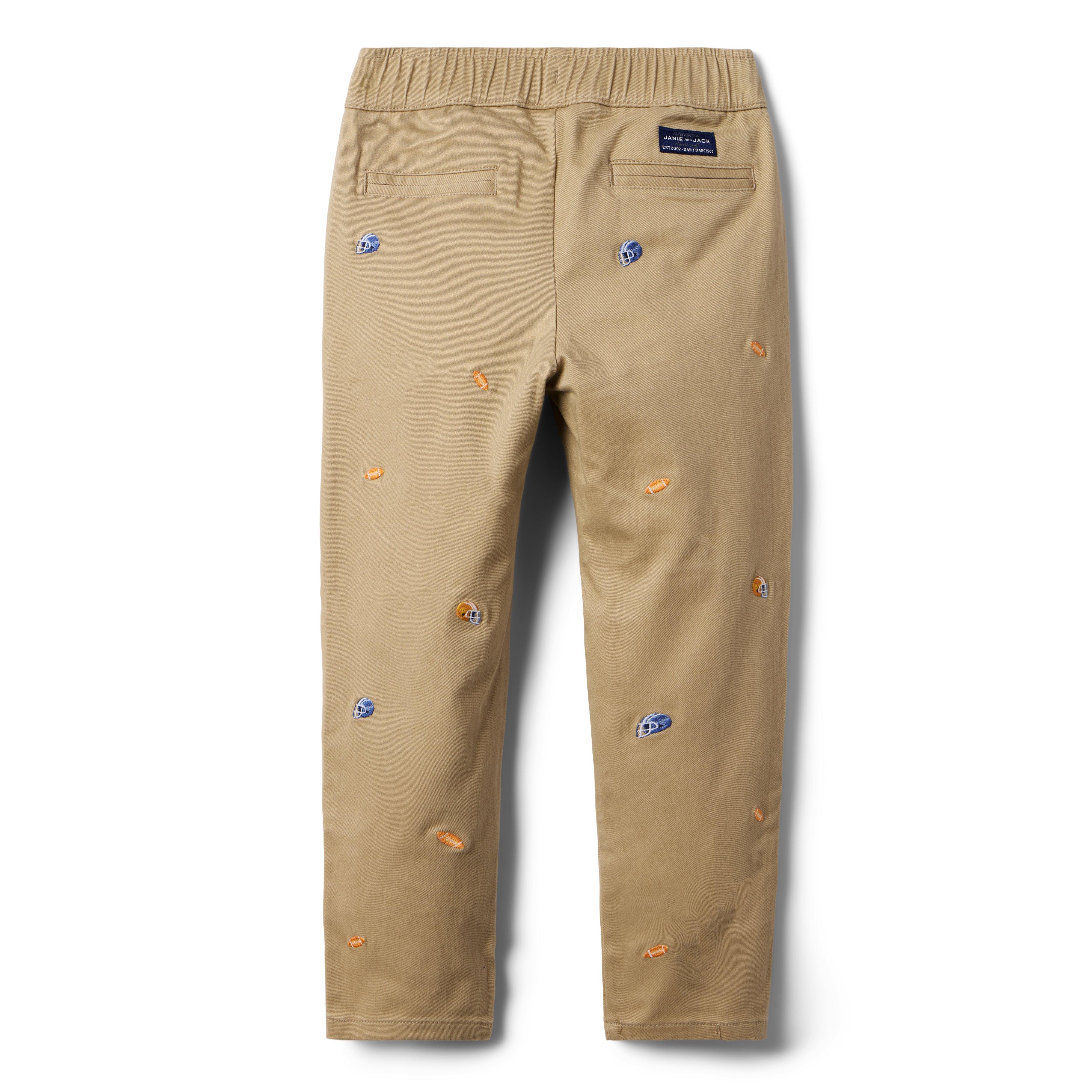 Embroidered Football Twill Pant image number 1
