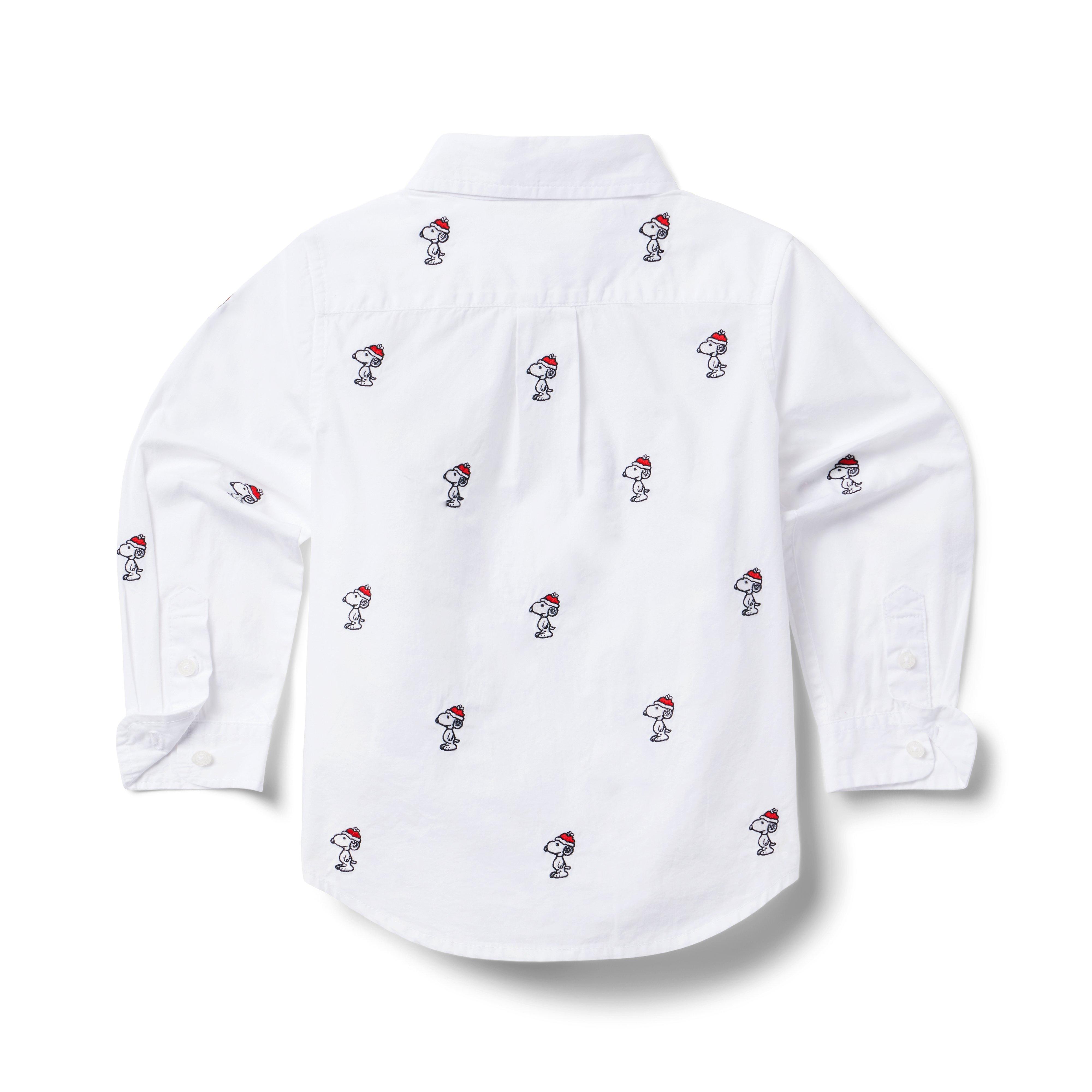 PEANUTS™ Snoopy Santa Poplin Shirt image number 1