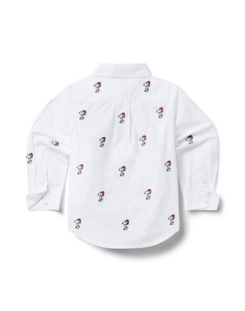 PEANUTS™ Snoopy Santa Poplin Shirt