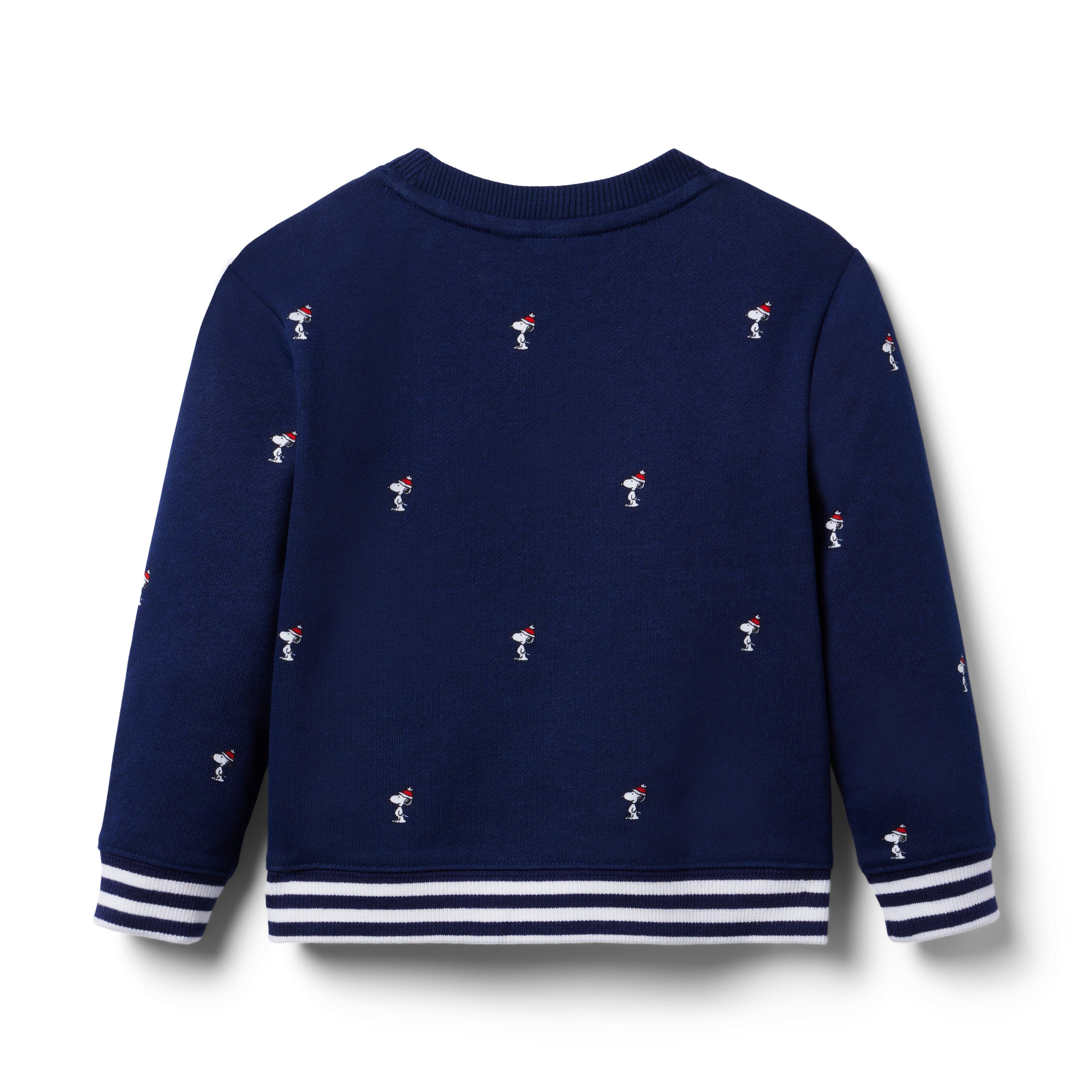 PEANUTS™  Snoopy Santa Striped Cuff Sweatshirt image number 1