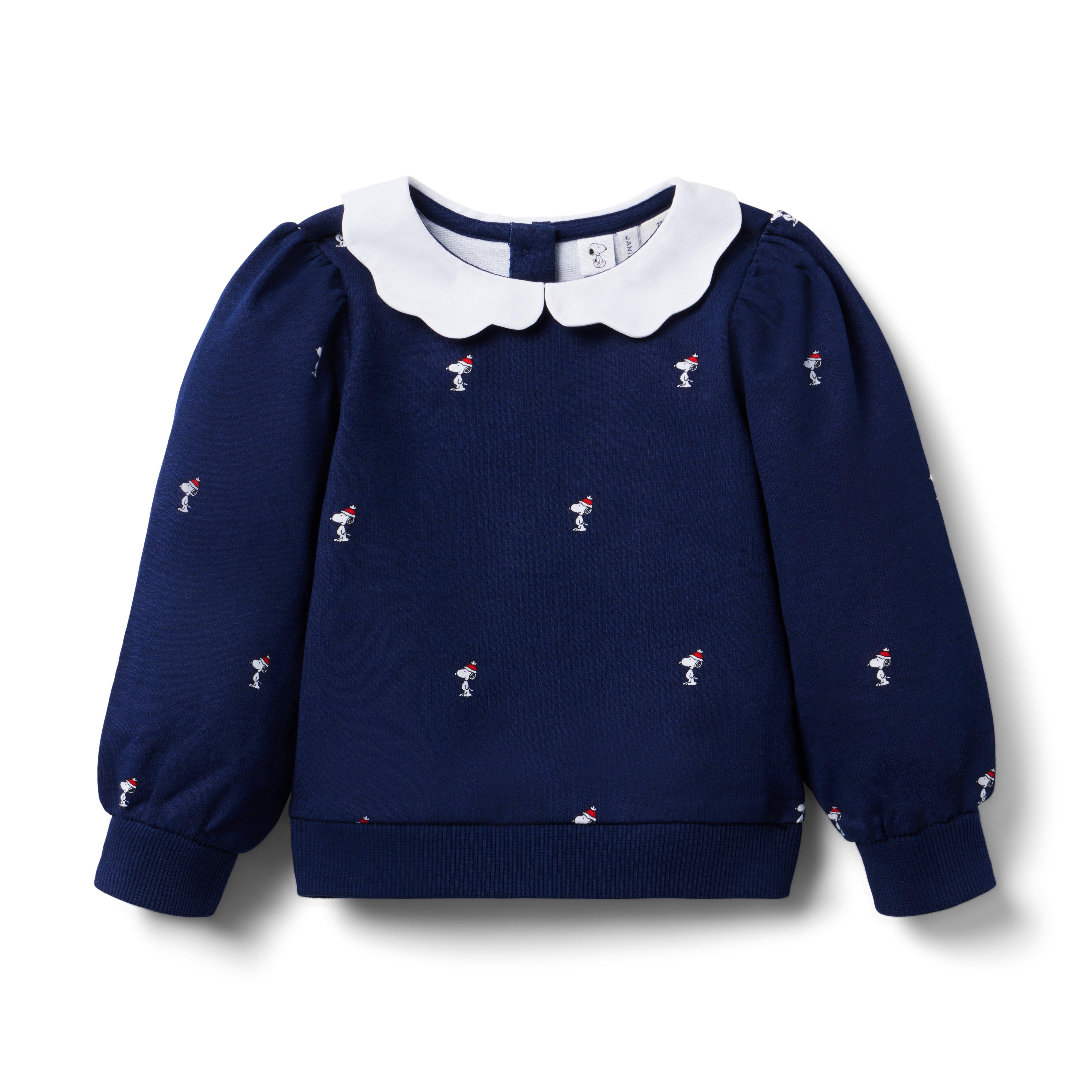 PEANUTS™  Snoopy Santa Collar Sweatshirt