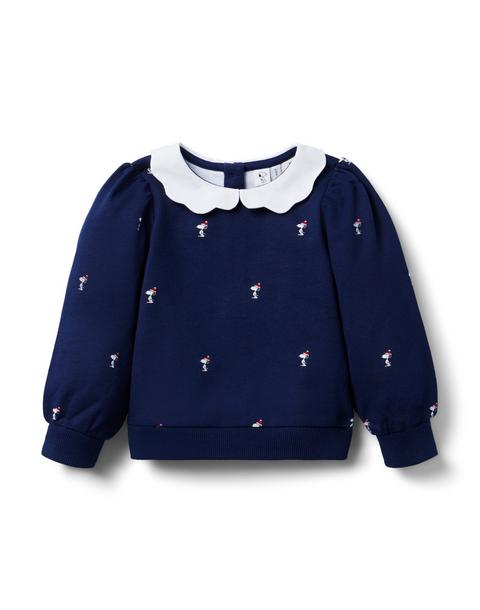 PEANUTS™ Snoopy Santa Collar Sweatshirt