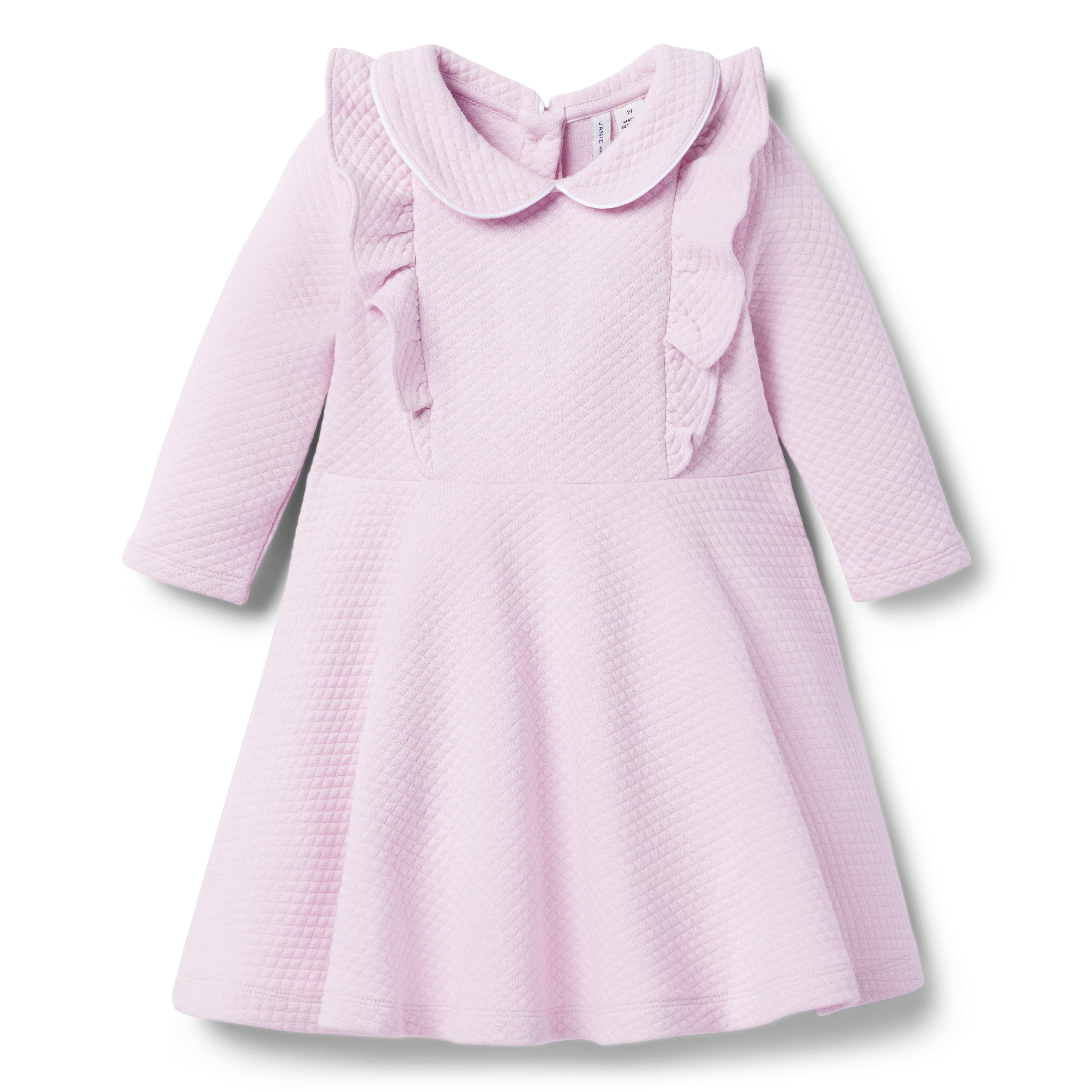 Janie and Jack Cotton Ruffle hot Dress