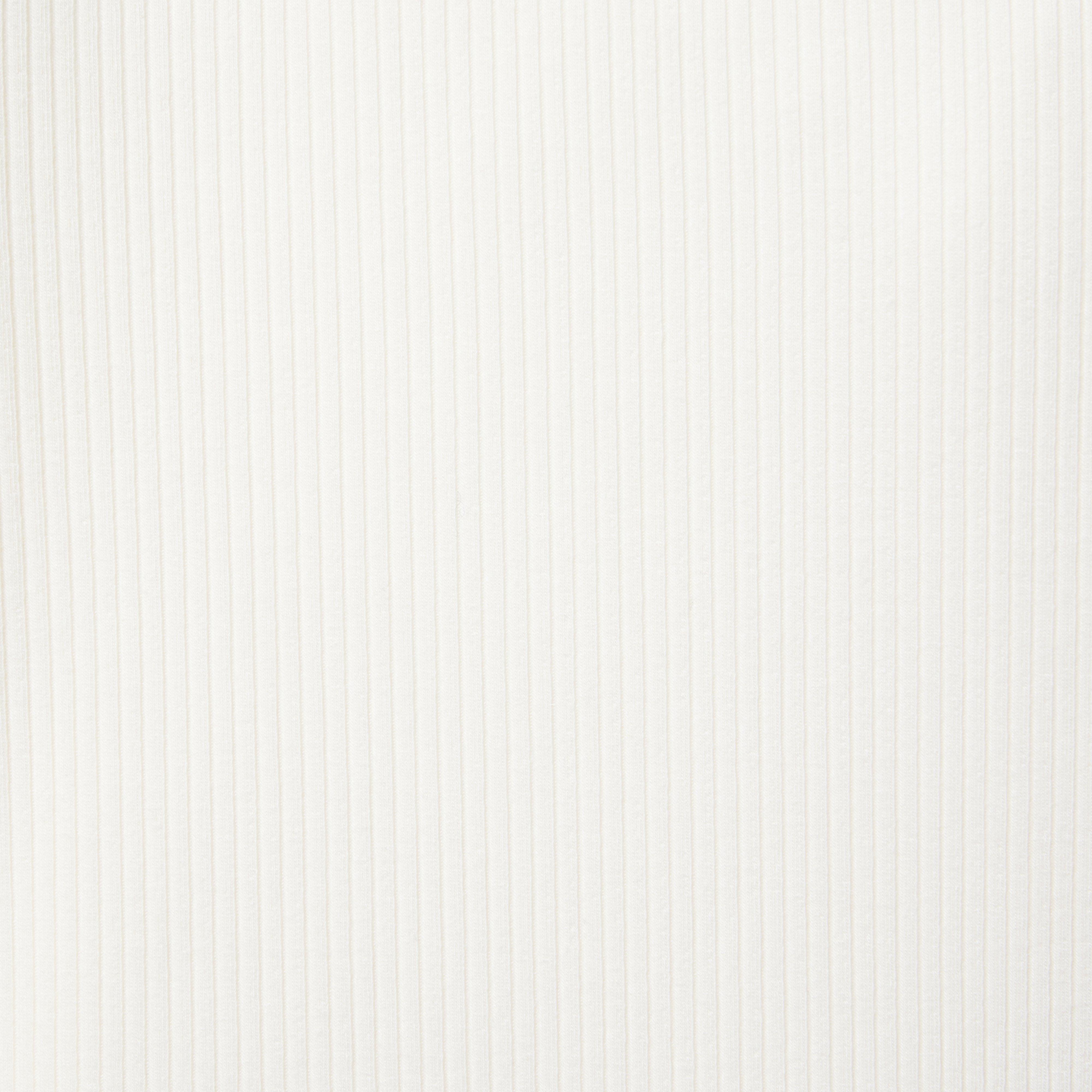Ribbed Ruffle Shoulder Top  image number 2