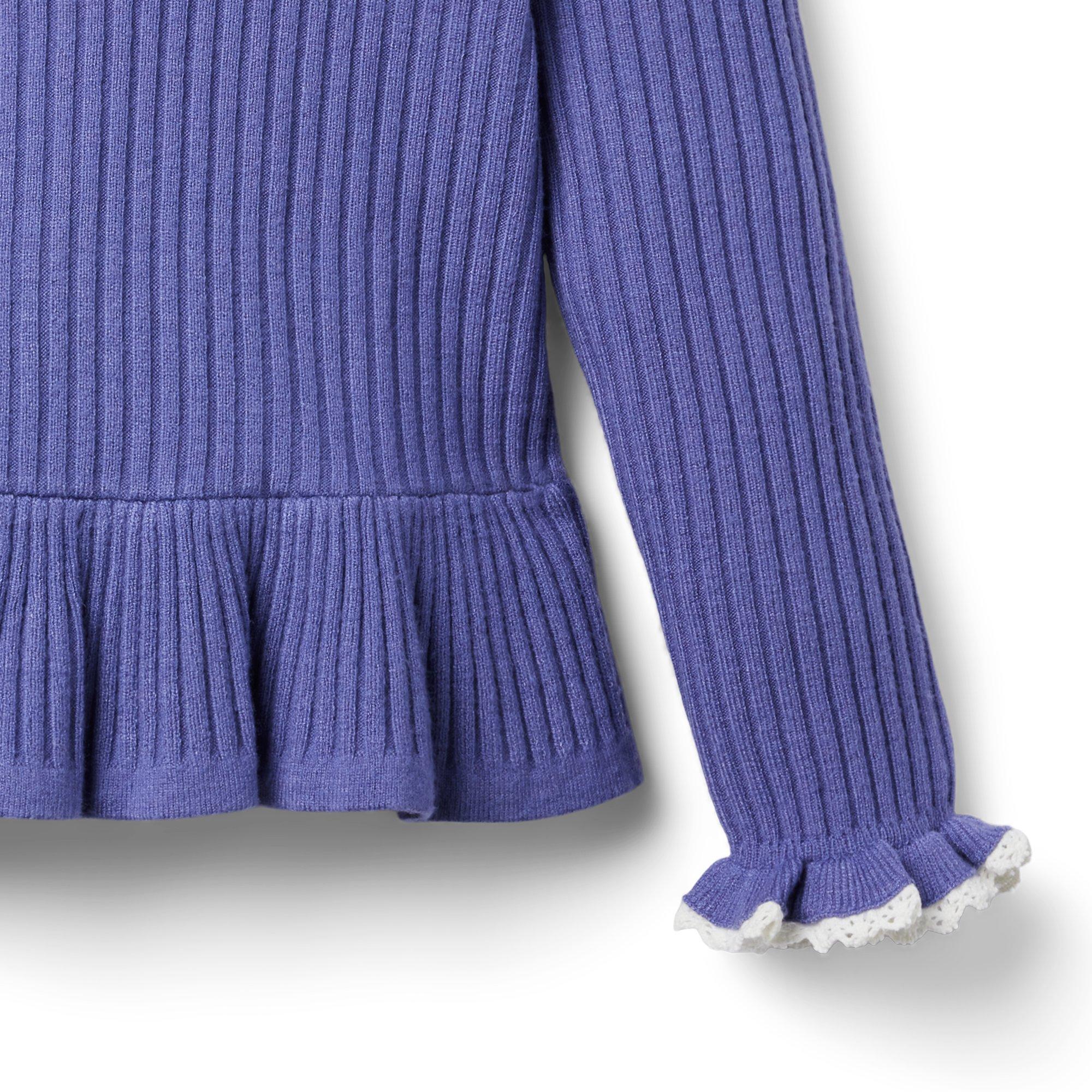 Ribbed Peplum Sweater image number 3