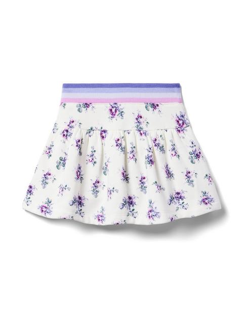 Floral Fleece Skirt