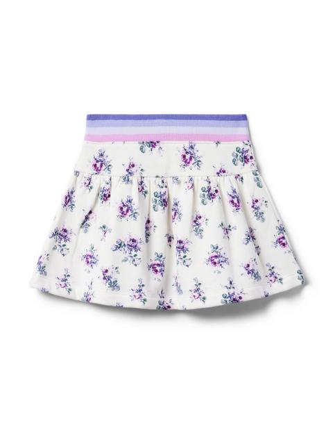 Floral Fleece Skirt