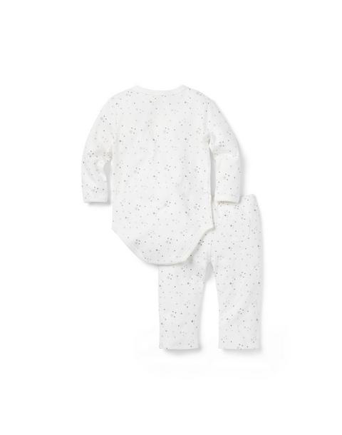 Baby Snowflake Wrap Matching Set