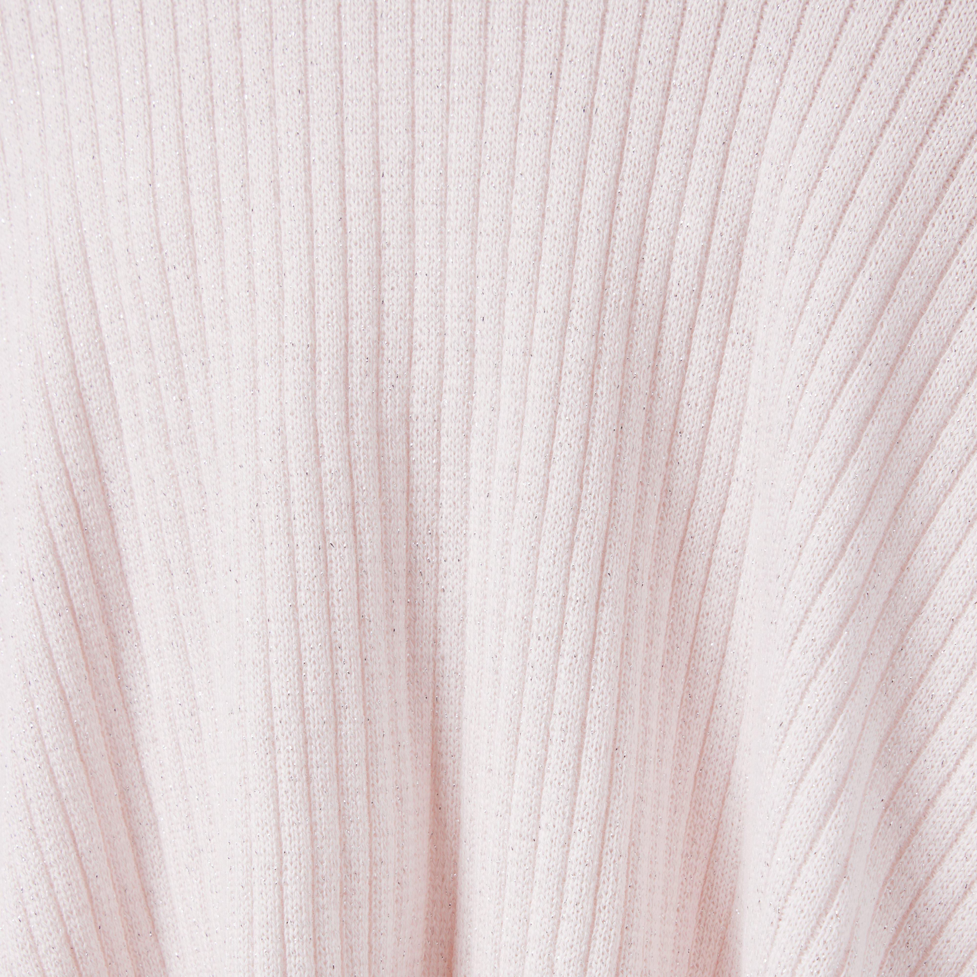 Ribbed Ruffle Trim Dress image number 2