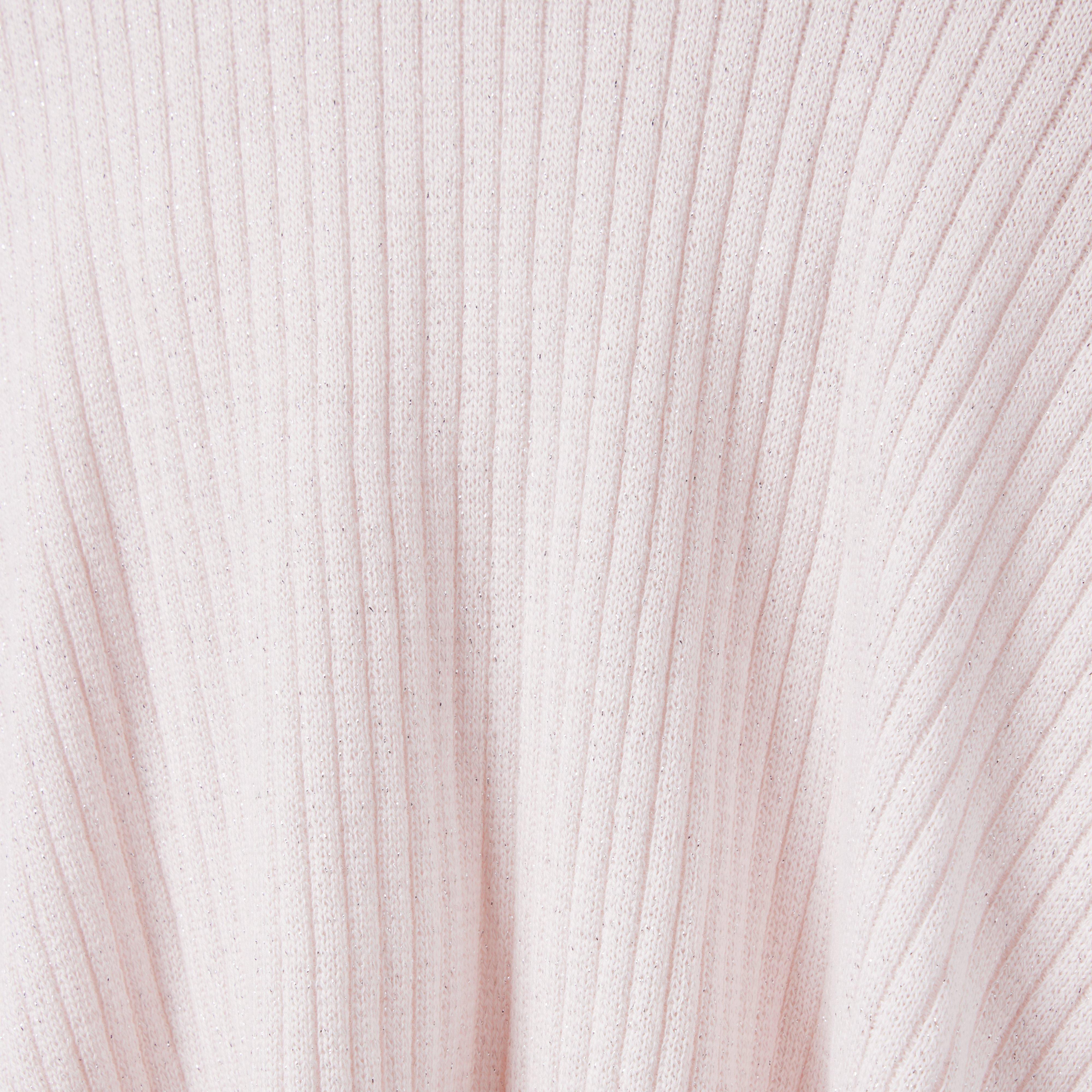 Ribbed Ruffle Trim Dress image number 2