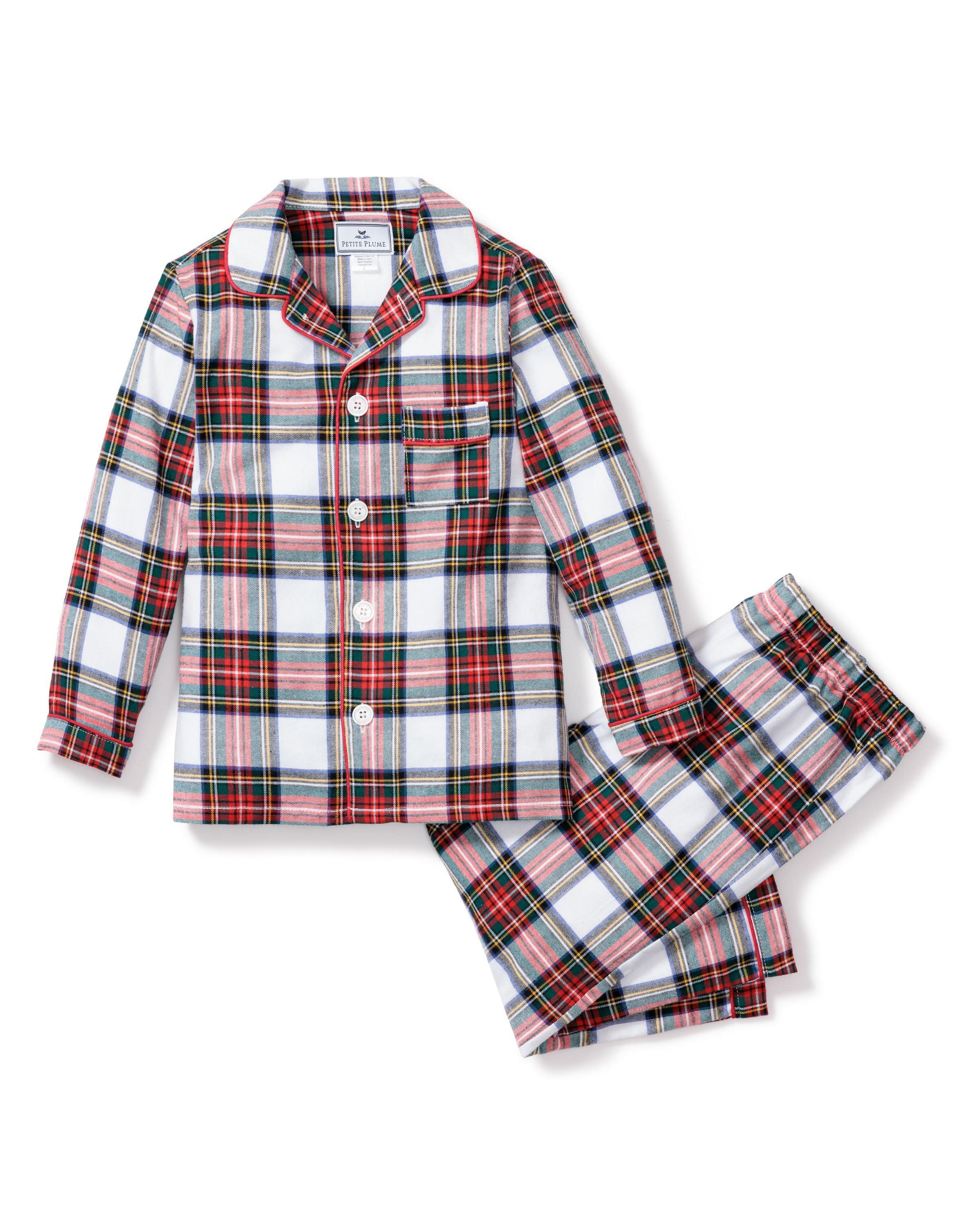 Petite Plume Balmoral Tartan Pajama Set image number 0