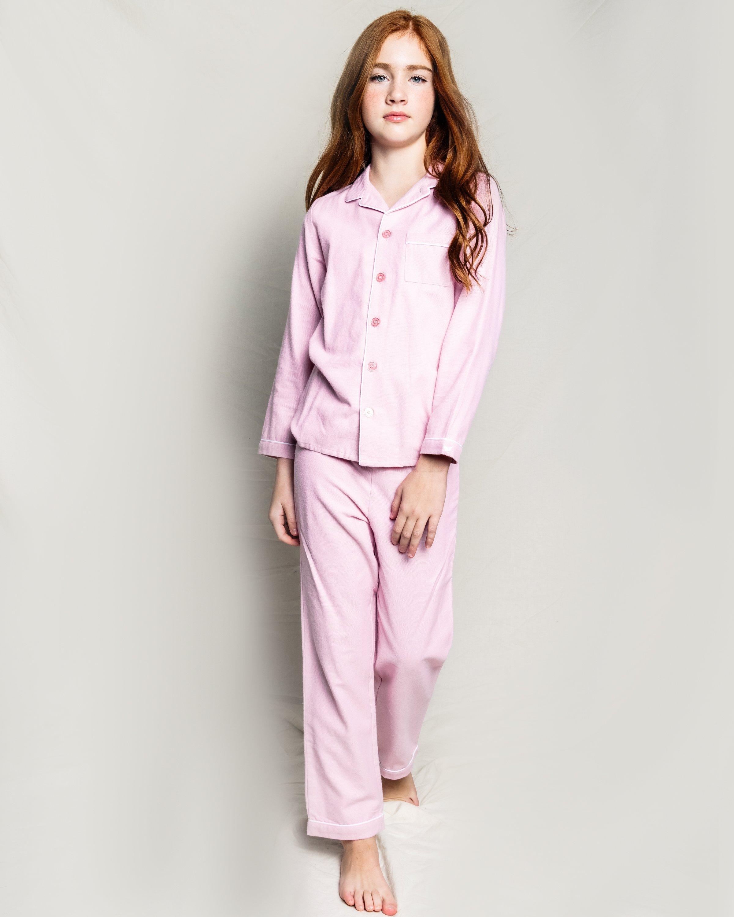 Petite Plume Flannel Pajama Set image number 1