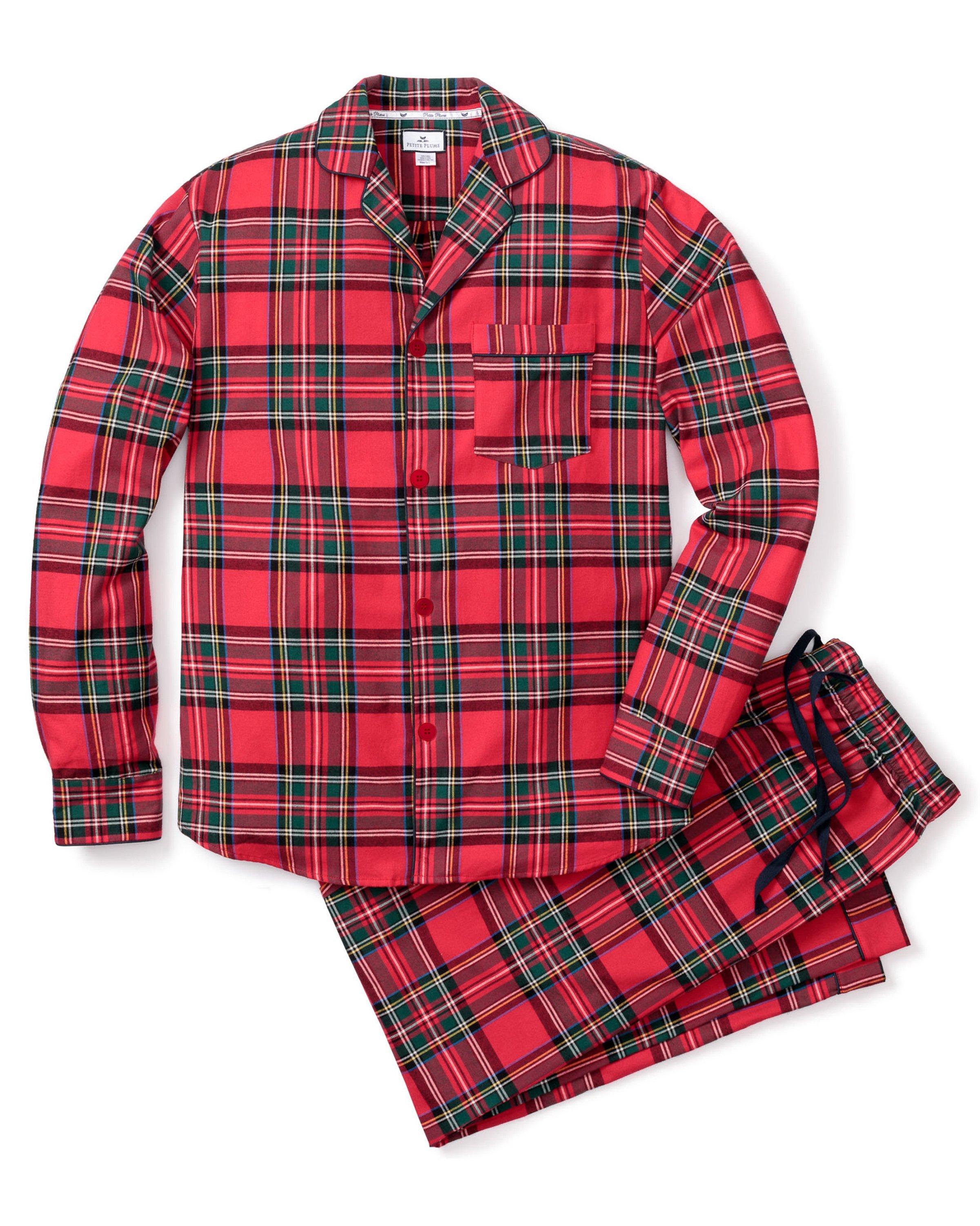 Petite Plume Men's Imperial Tartan Pajama Set image number 0