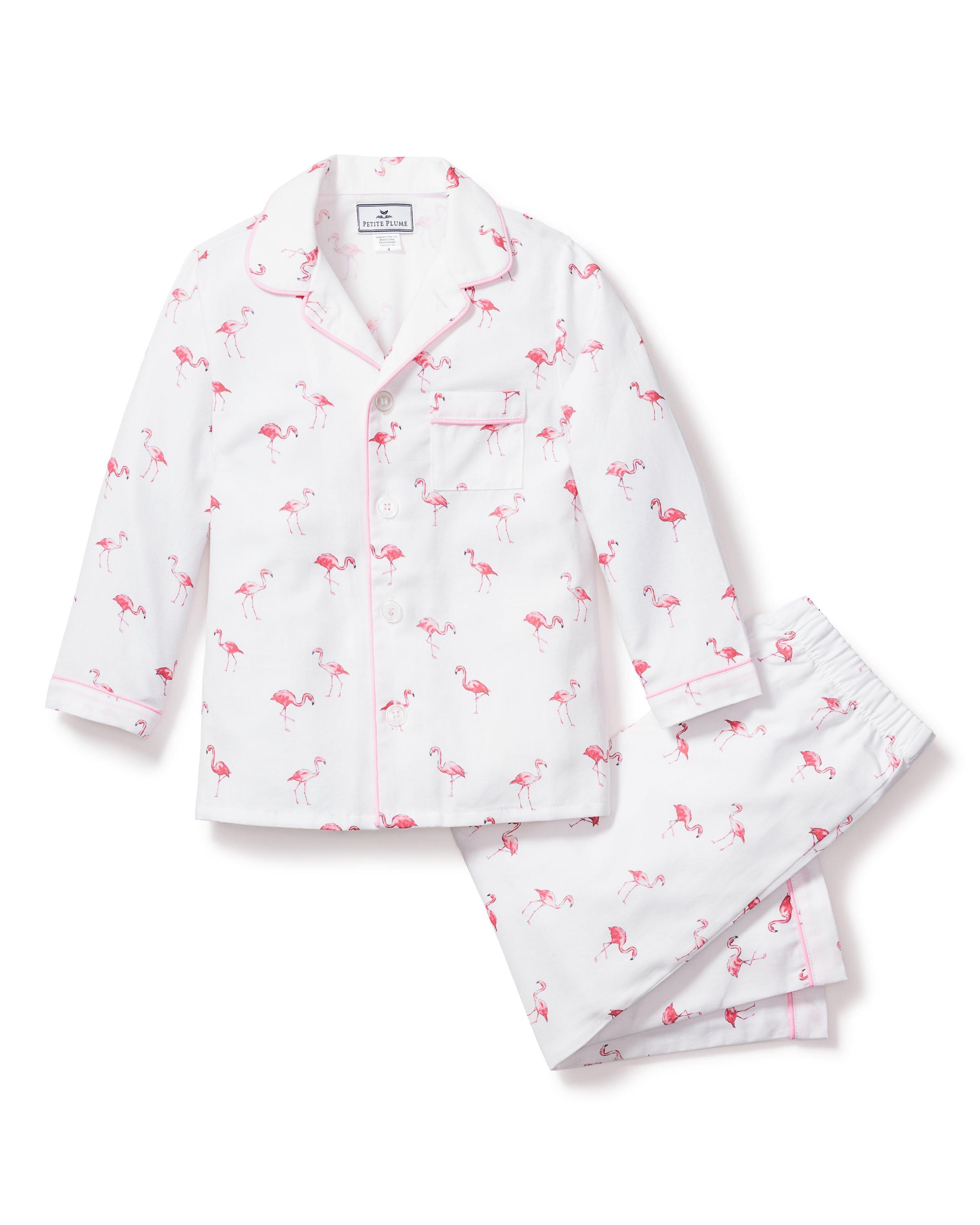 Petite Plume Flamingo Pajama Set image number 0