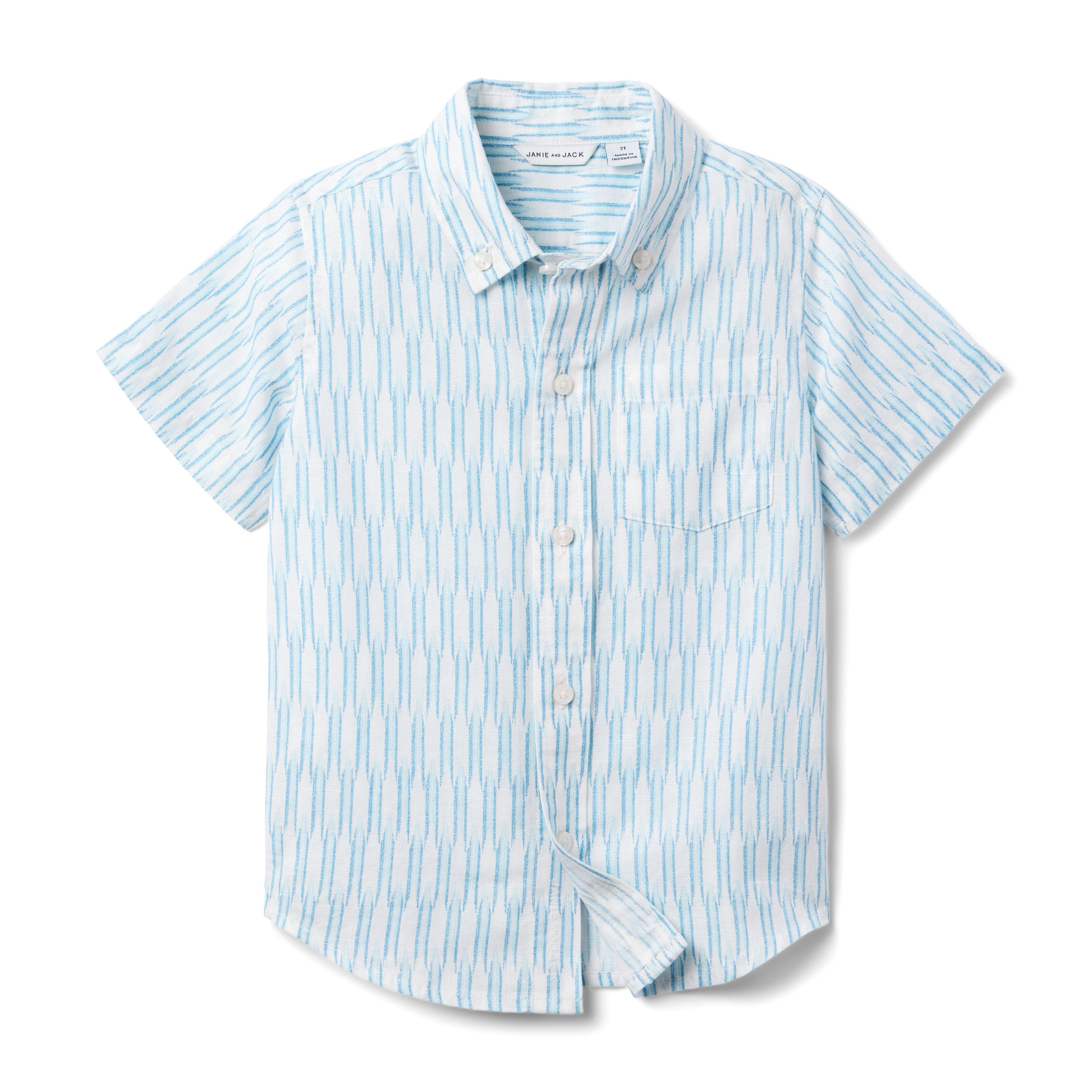 Ikat Linen-Cotton Shirt
