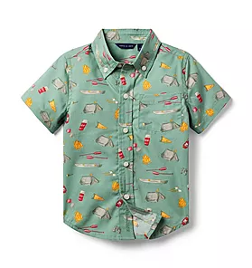 Camp Icon Linen-Cotton Shirt