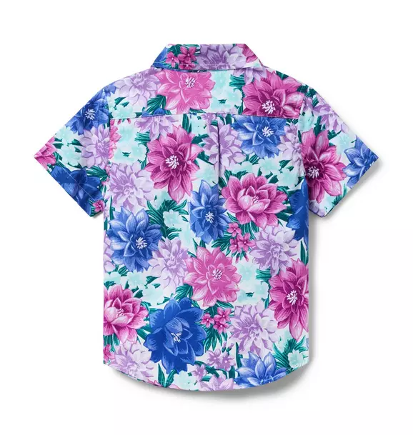 Floral Poplin Shirt image number 1