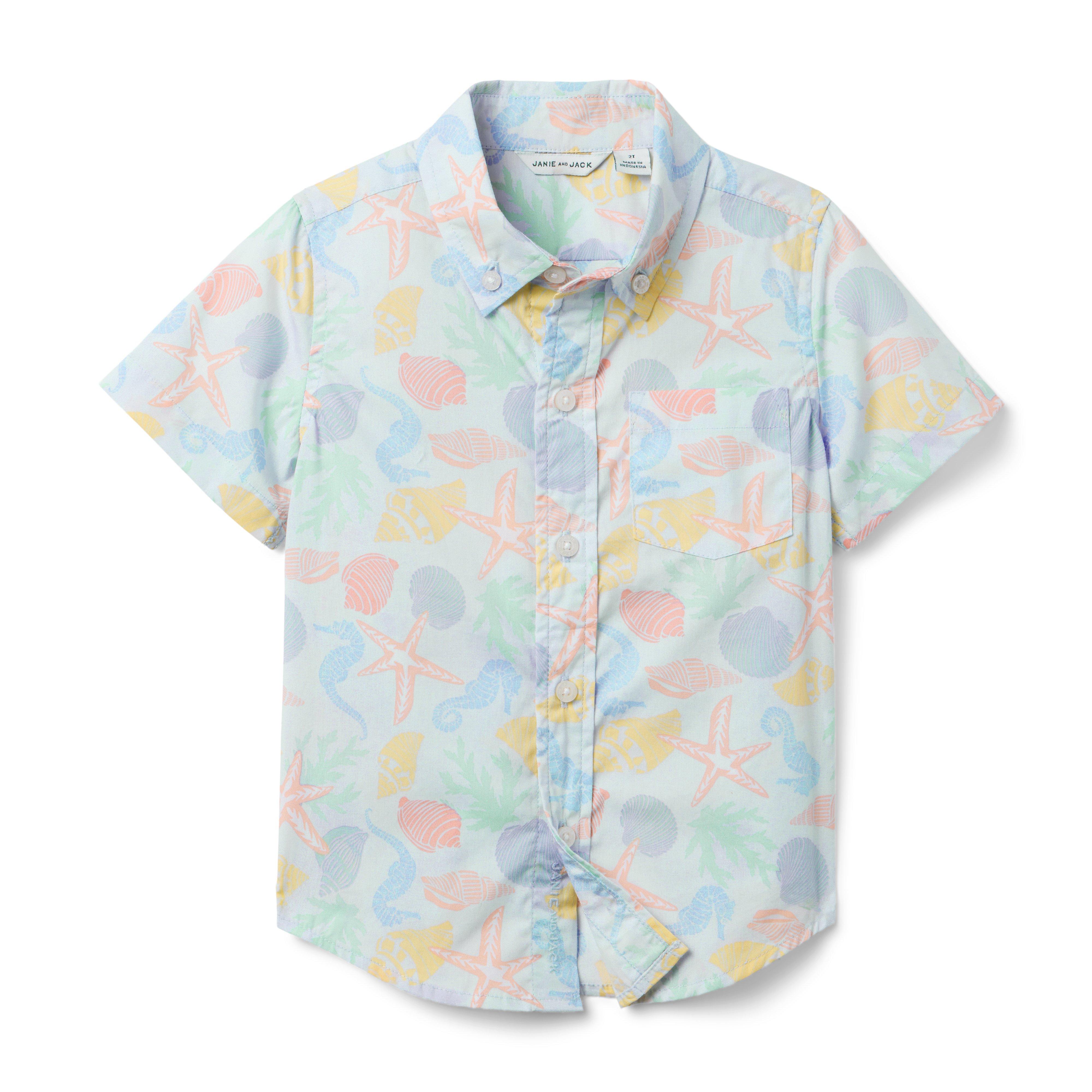 Sea Life Poplin Shirt