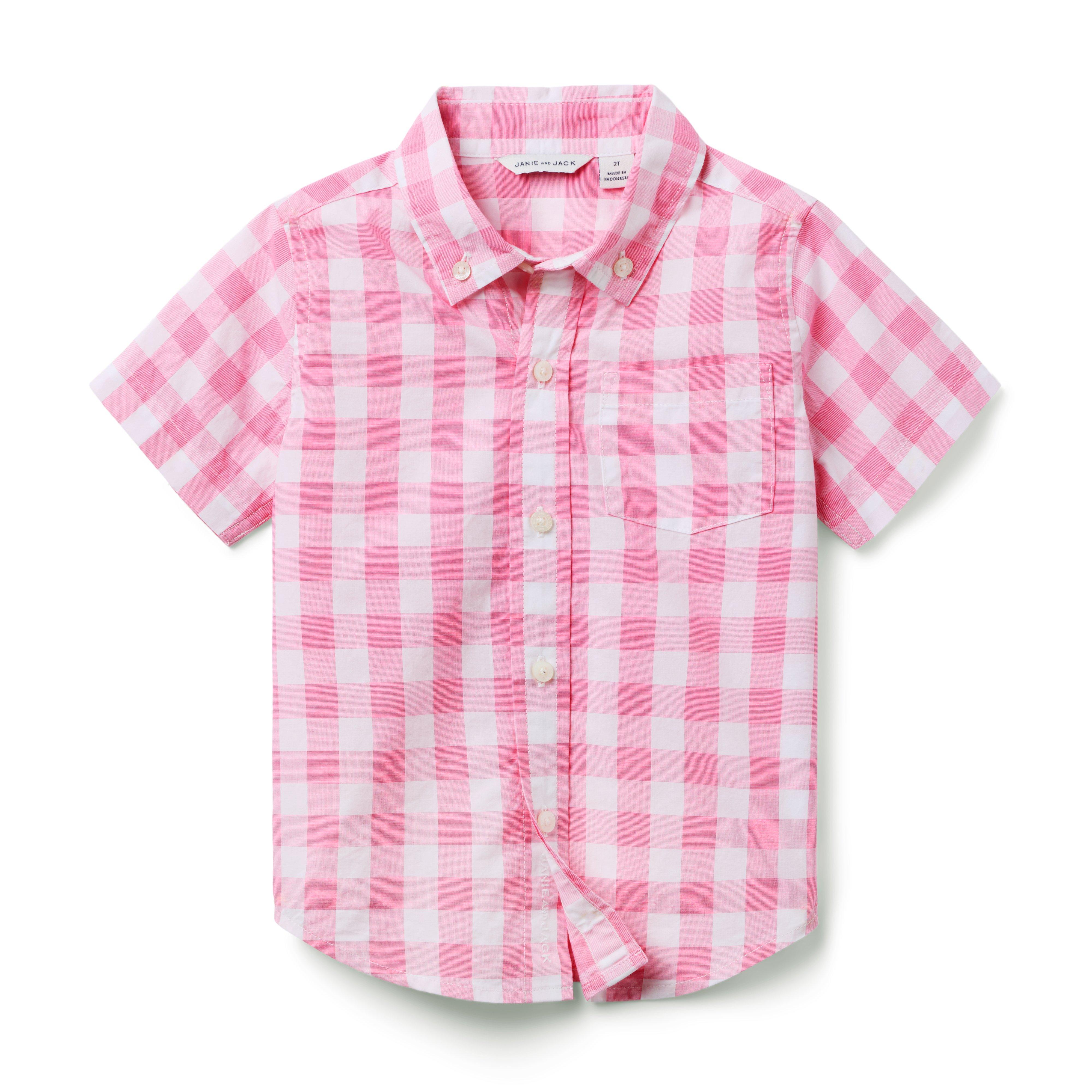 Gingham Poplin Shirt