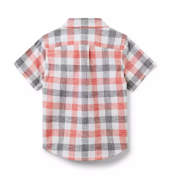 Gingham Linen-Cotton Shirt image number 1