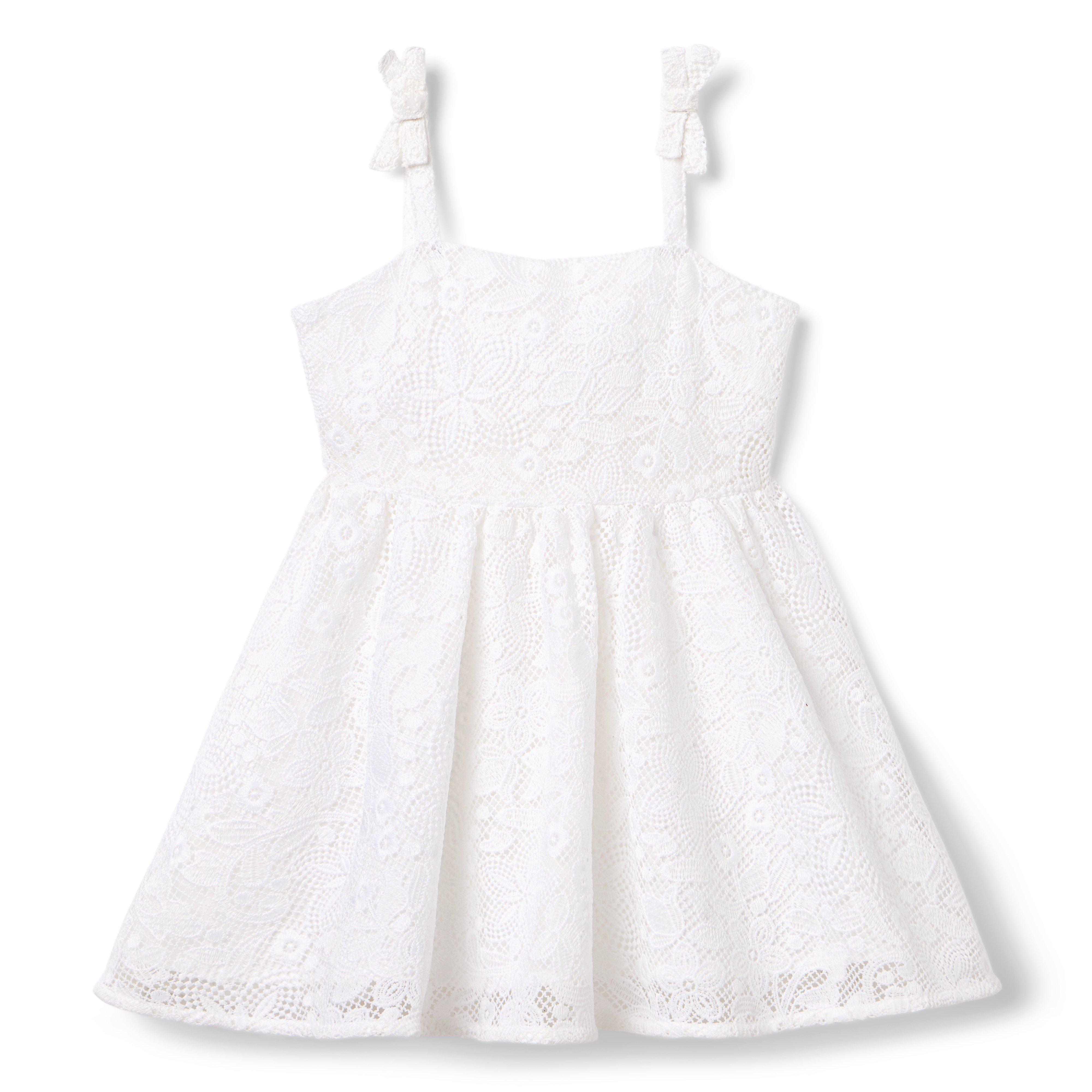 Lace Bow Strap Dress