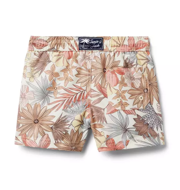 Recycled Floral Swim Trunk image number 1