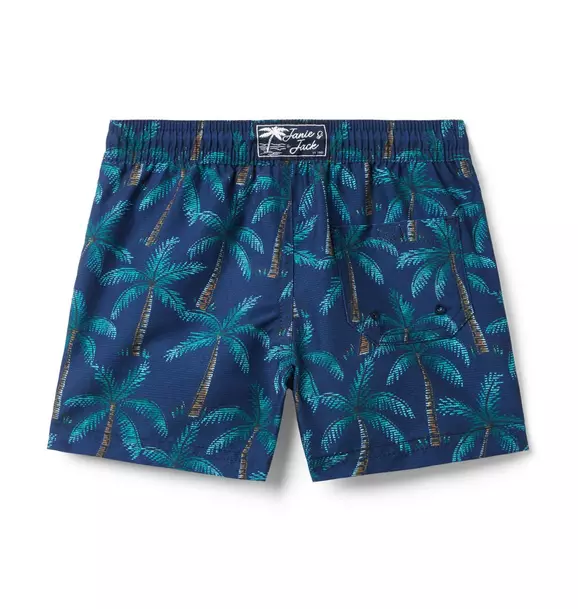 Recycled Palm Swim Trunk image number 1