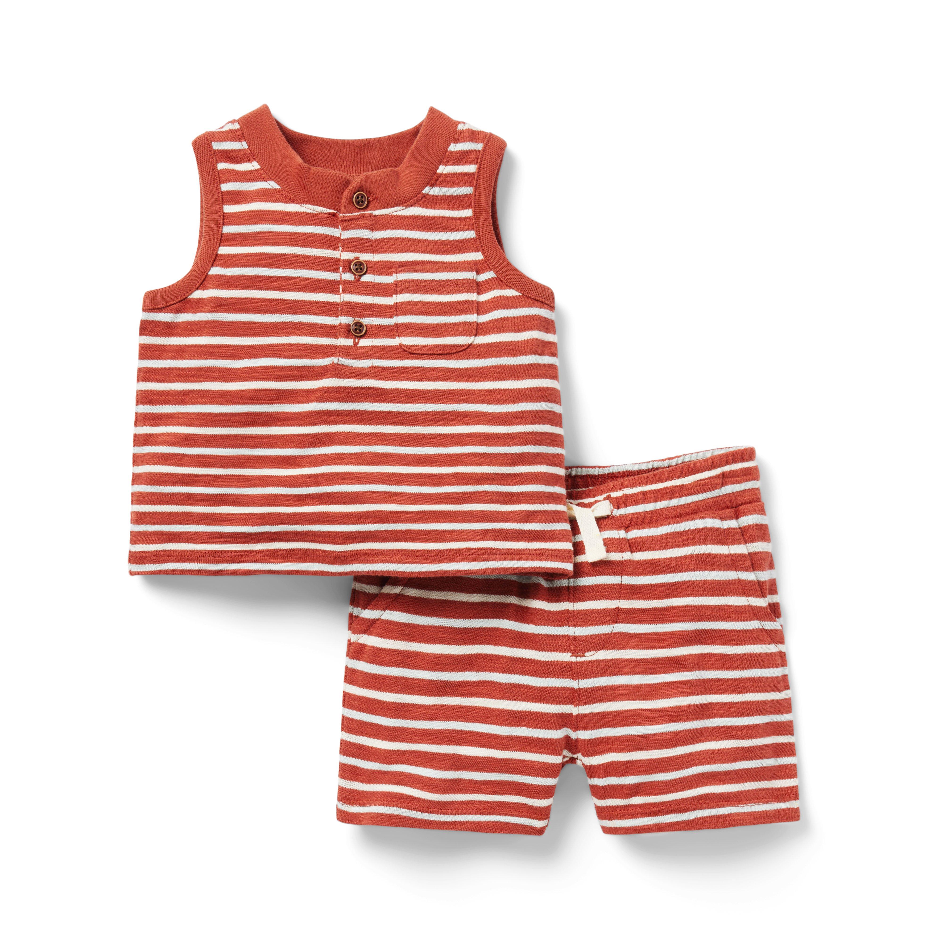 Baby Striped Matching Set image number 0
