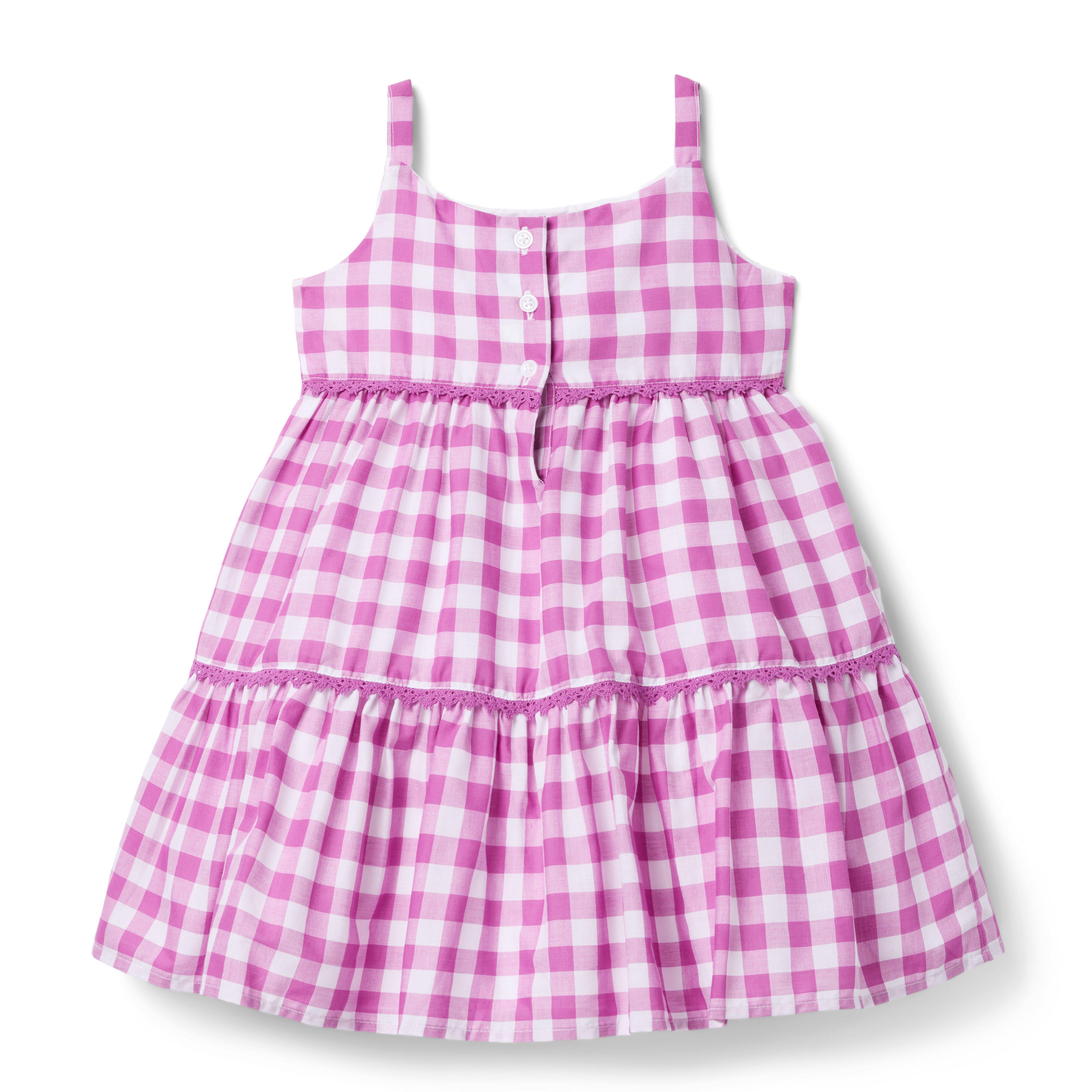 Girl Light Orchid Gingham Gingham Sundress by Janie and Jack