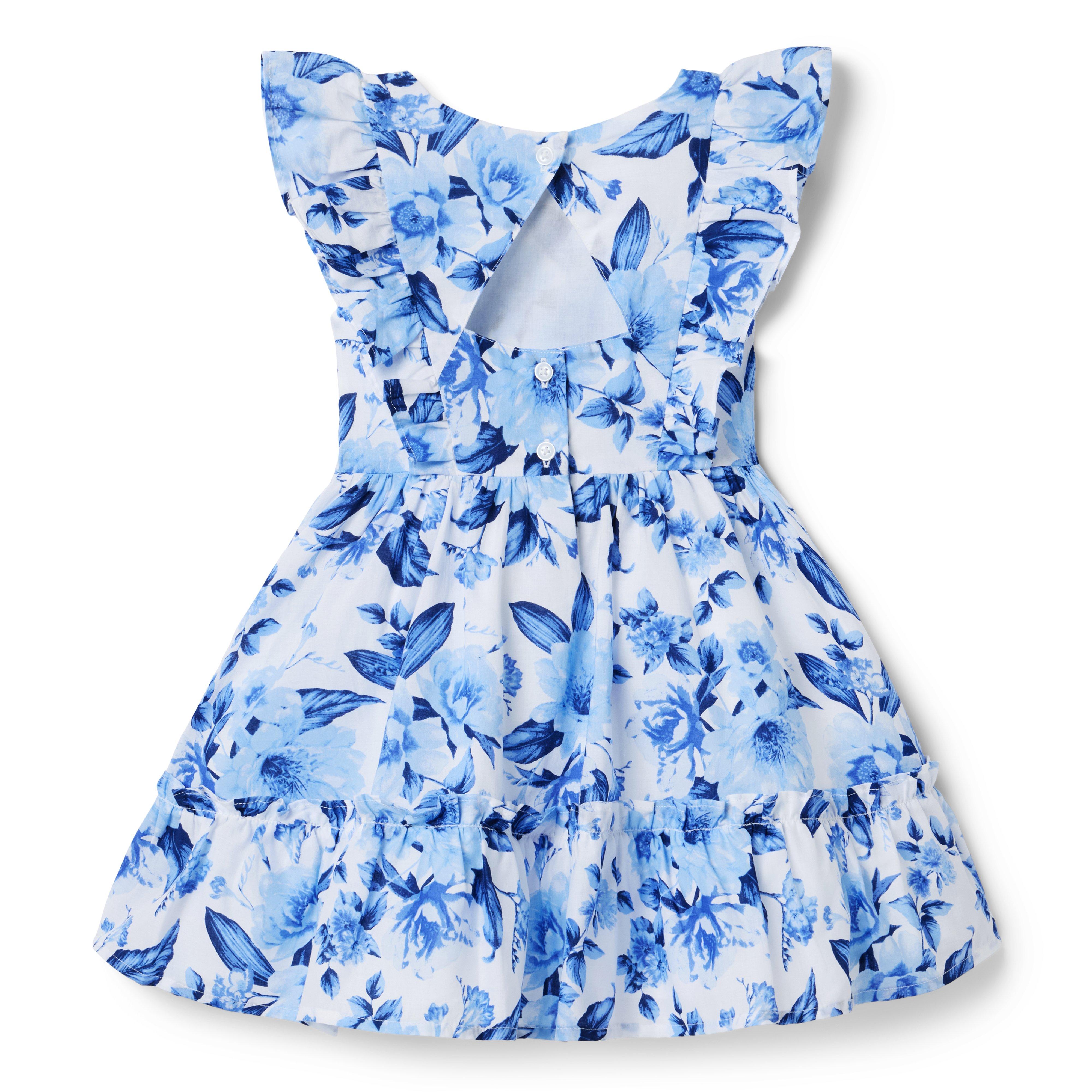 Eyelet Flutter Sleeve Dress image number 1