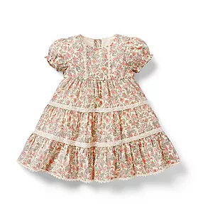 Baby Ditsy Floral Puff Sleeve Dress