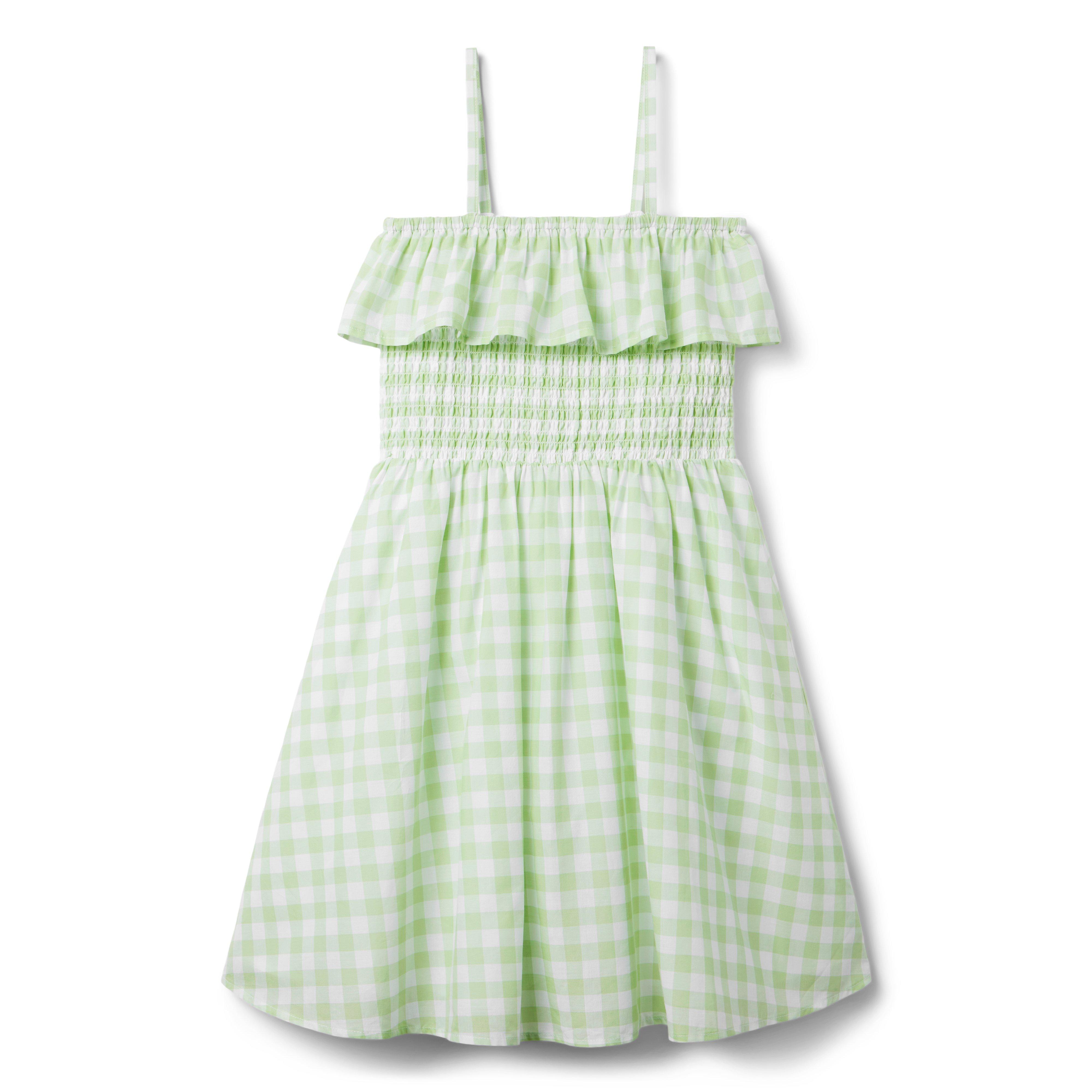 Gingham Ruffle Dress