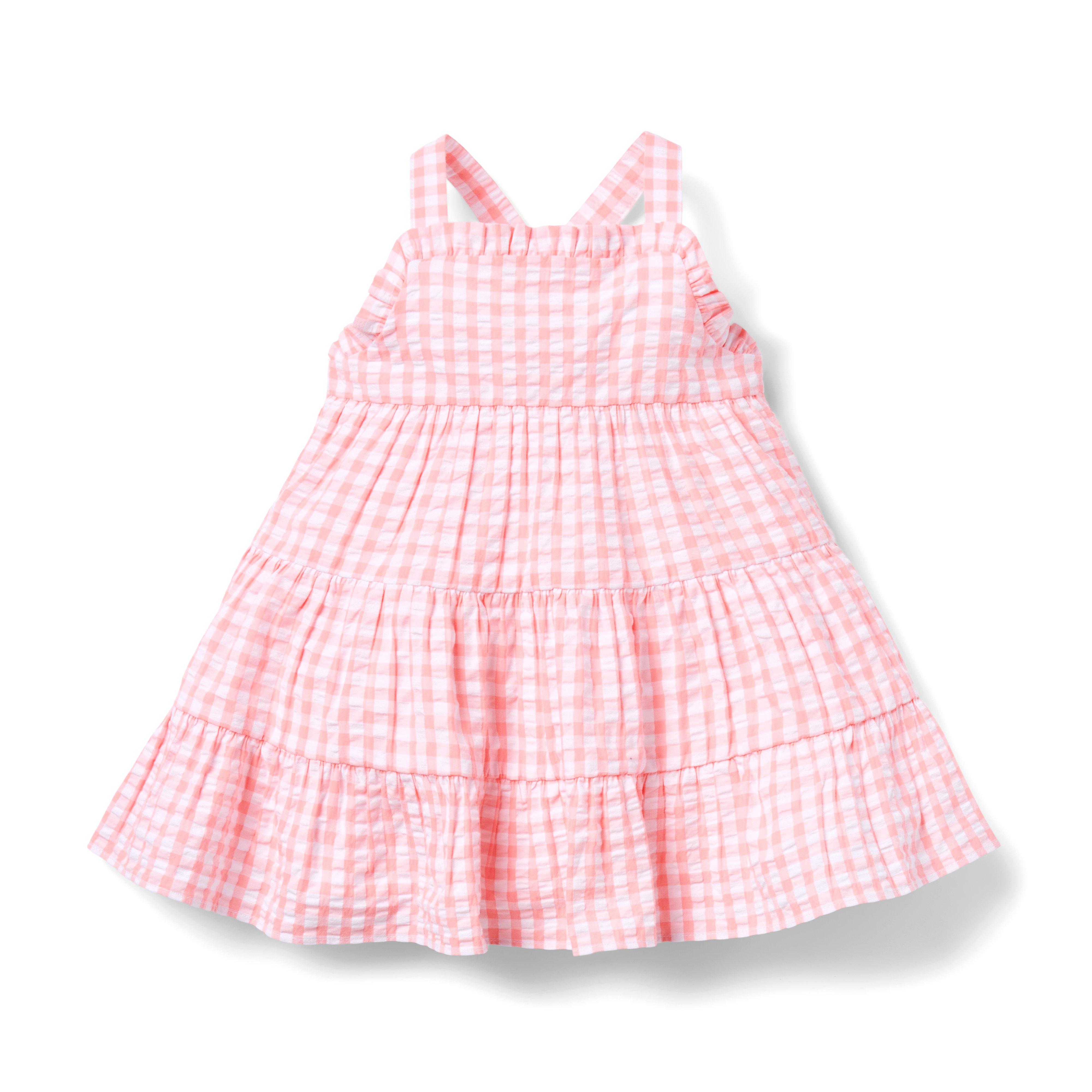 Baby Gingham Seersucker Sundress image number 0