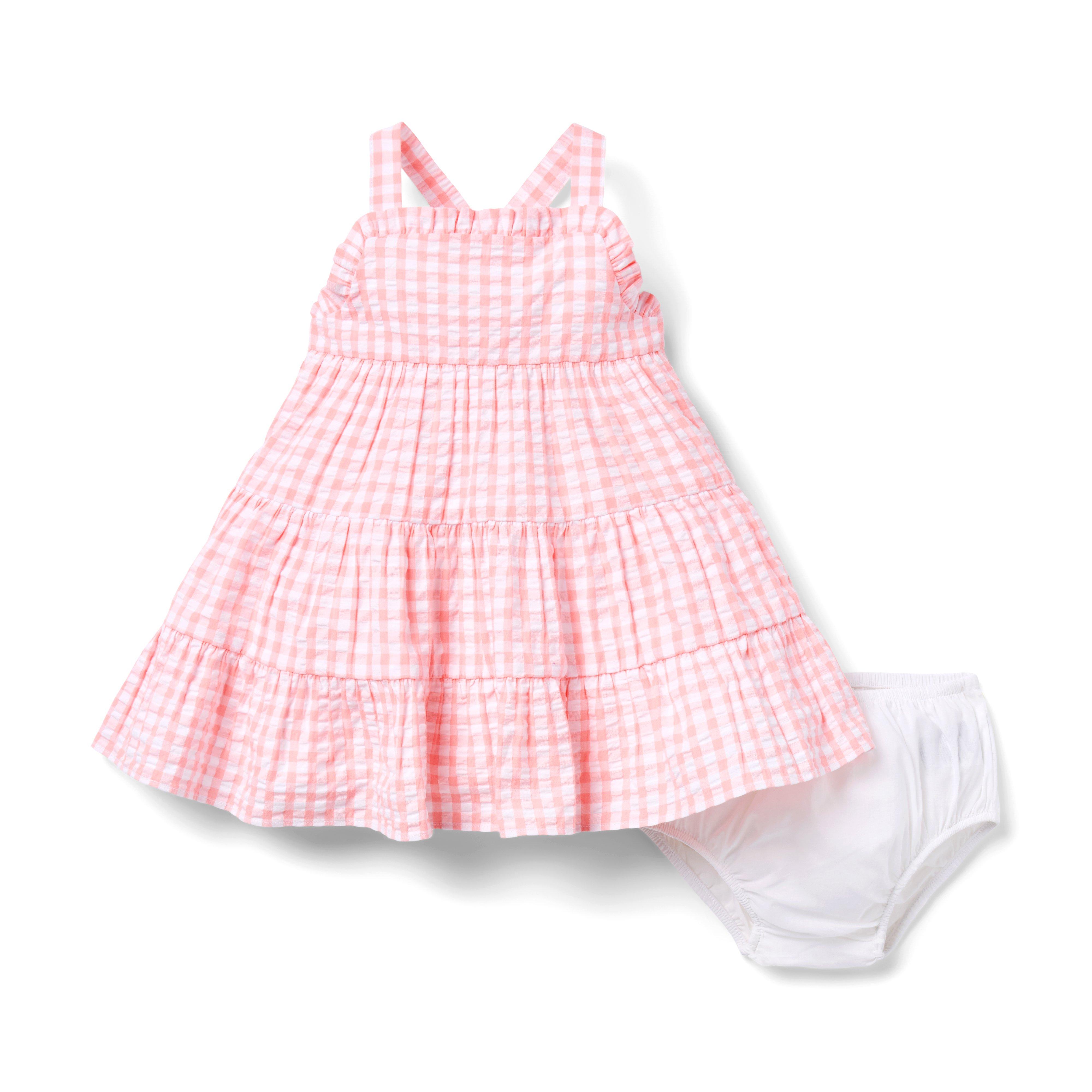 Baby Gingham Seersucker Sundress image number 2