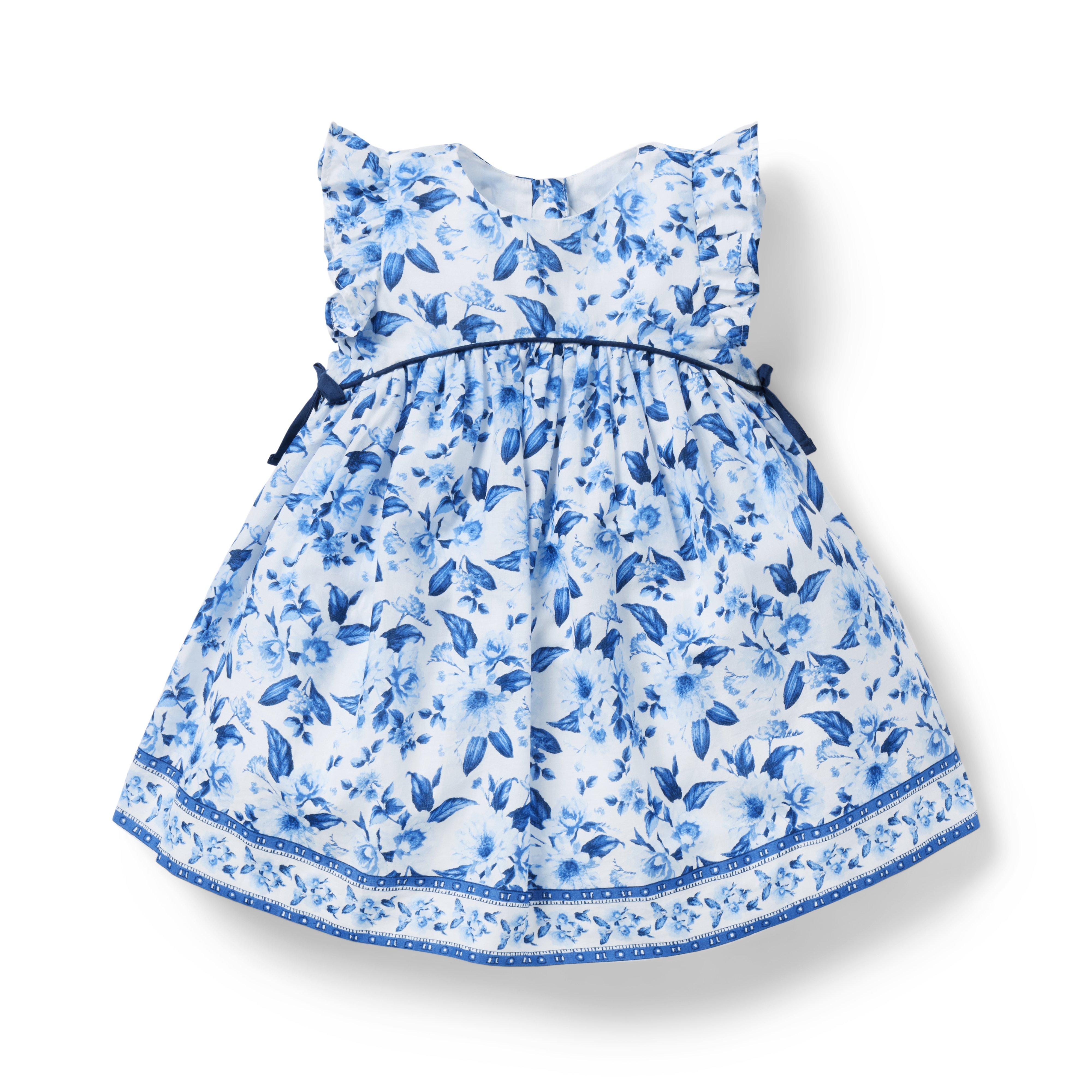 Baby Floral Flutter Sleeve Dress image number 0