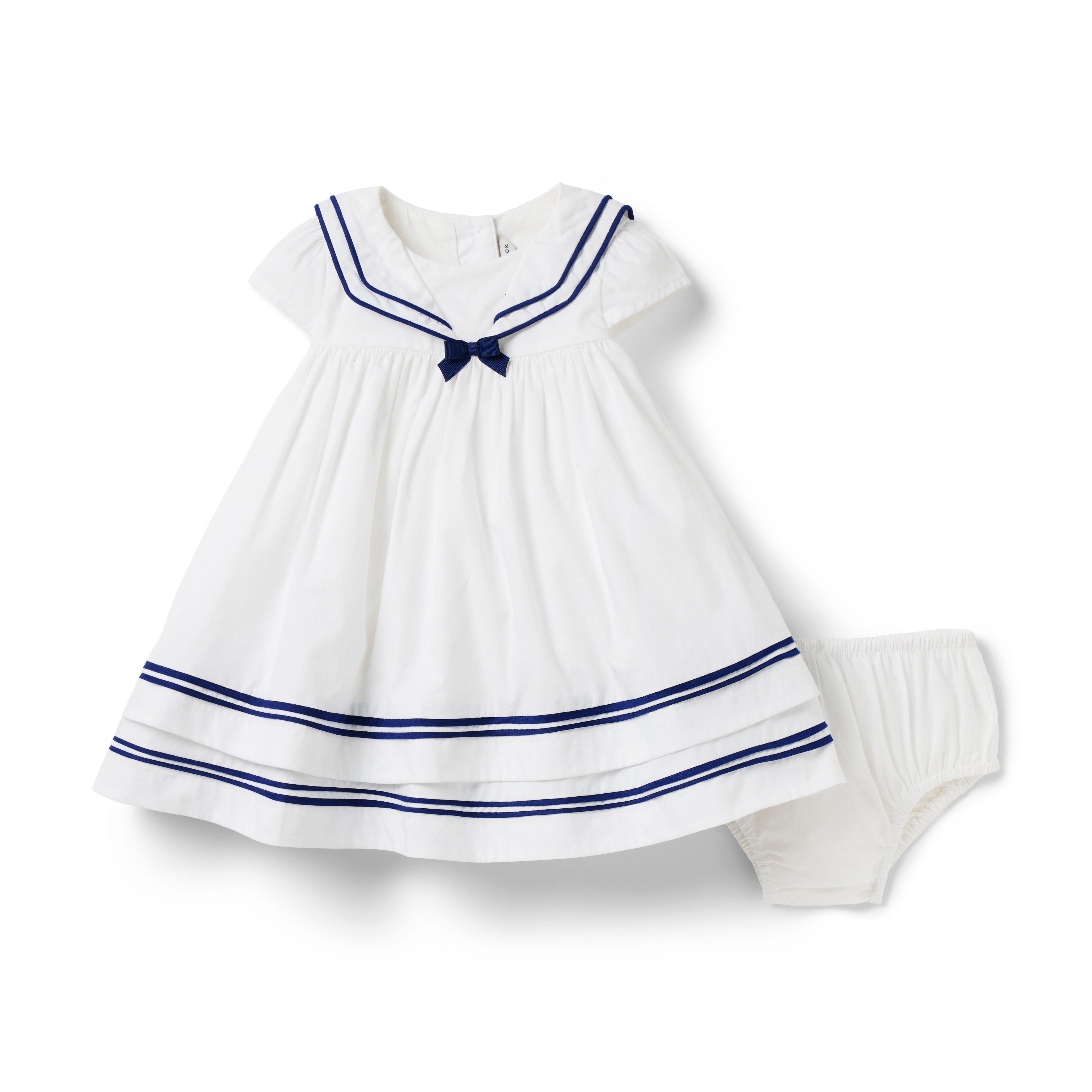 Janie and Jack Girls Nautical dress-Looks brand popular New