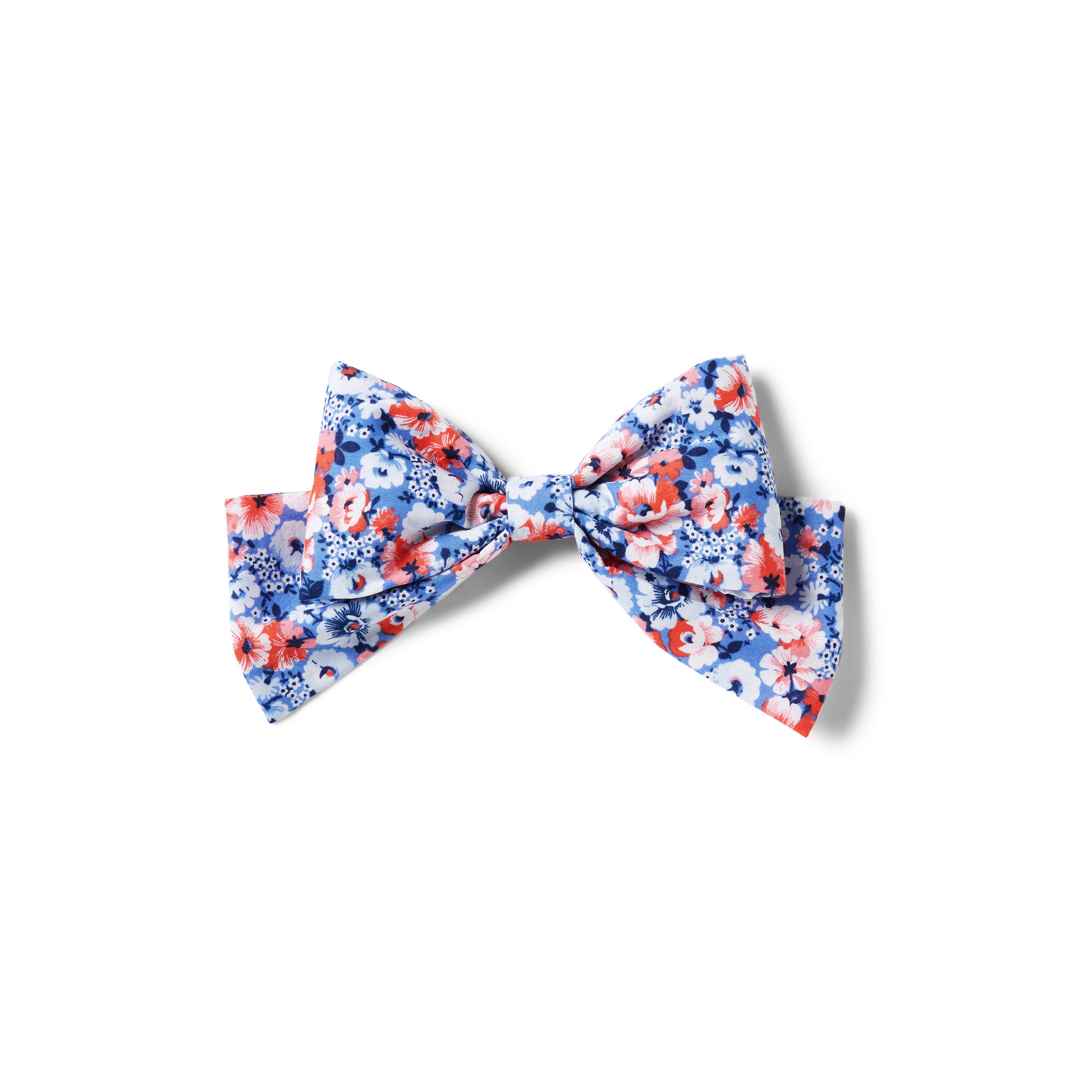 Floral Bow Barrette image number 0