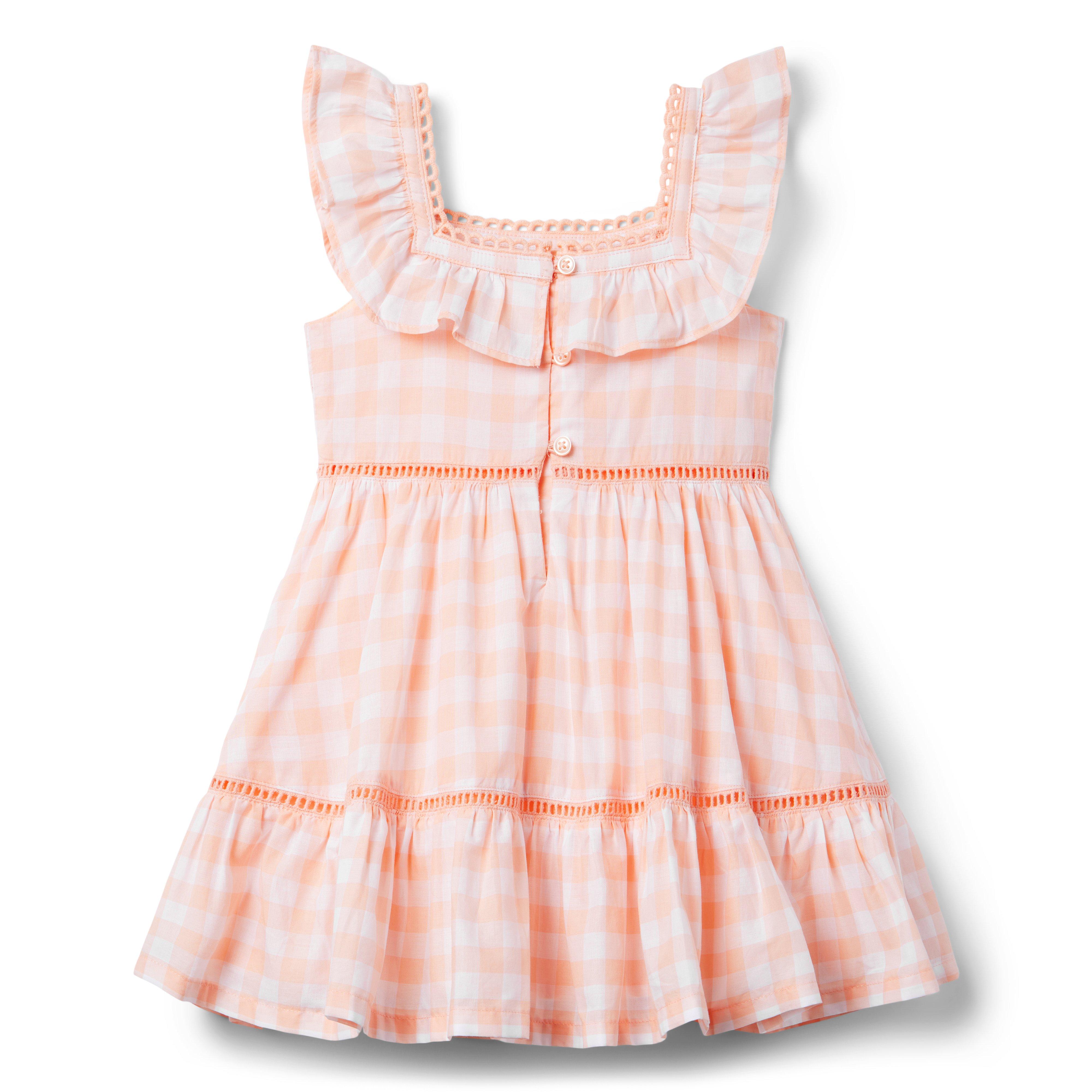 Gingham Ruffle Tiered Dress image number 1