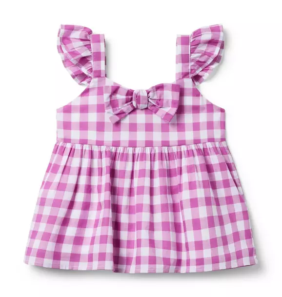Gingham Bow Top image number 0