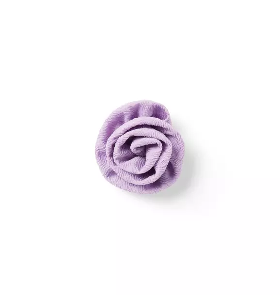 Girl Light Orchid Rosette Barrette by Janie and Jack