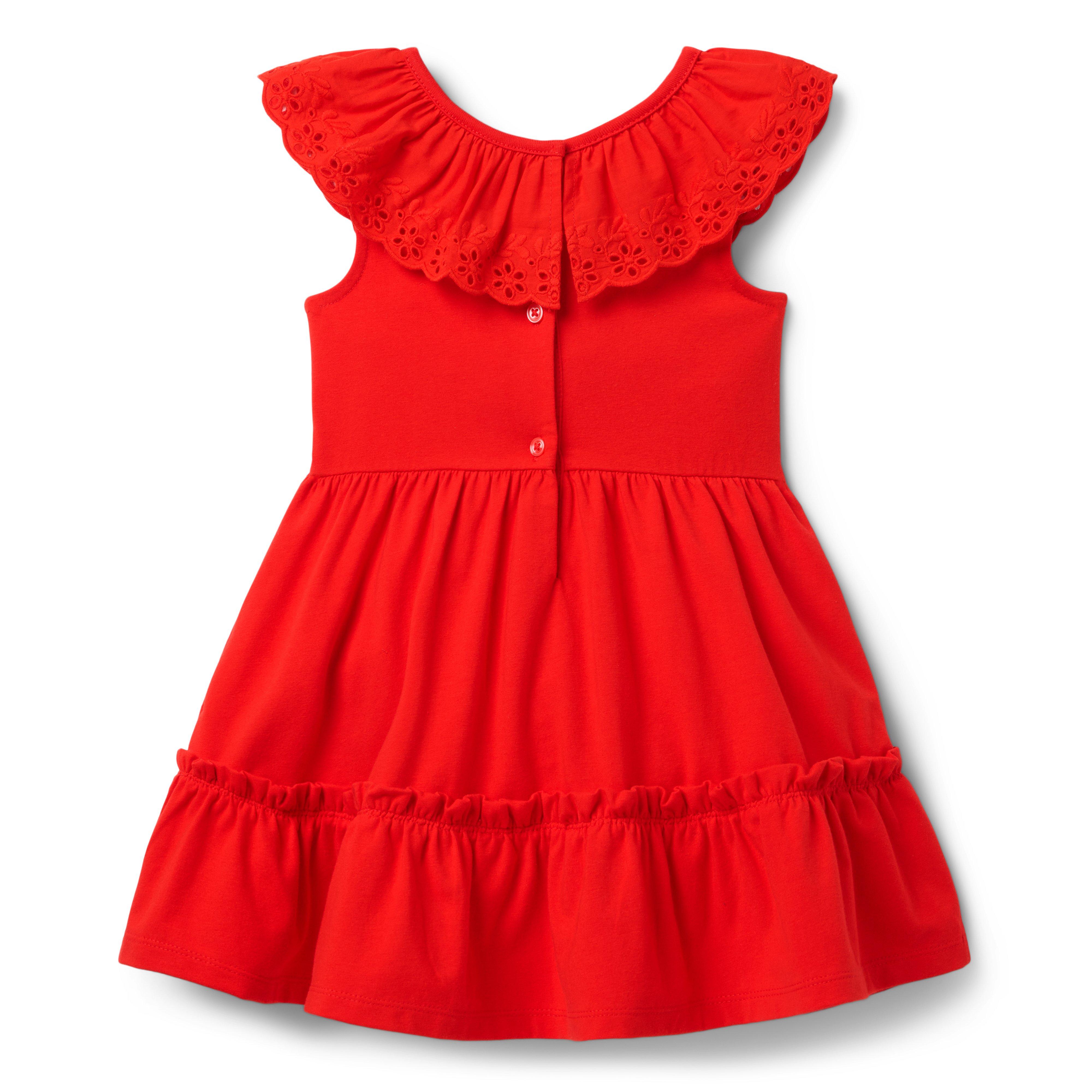 Eyelet Ruffle Dress image number 1