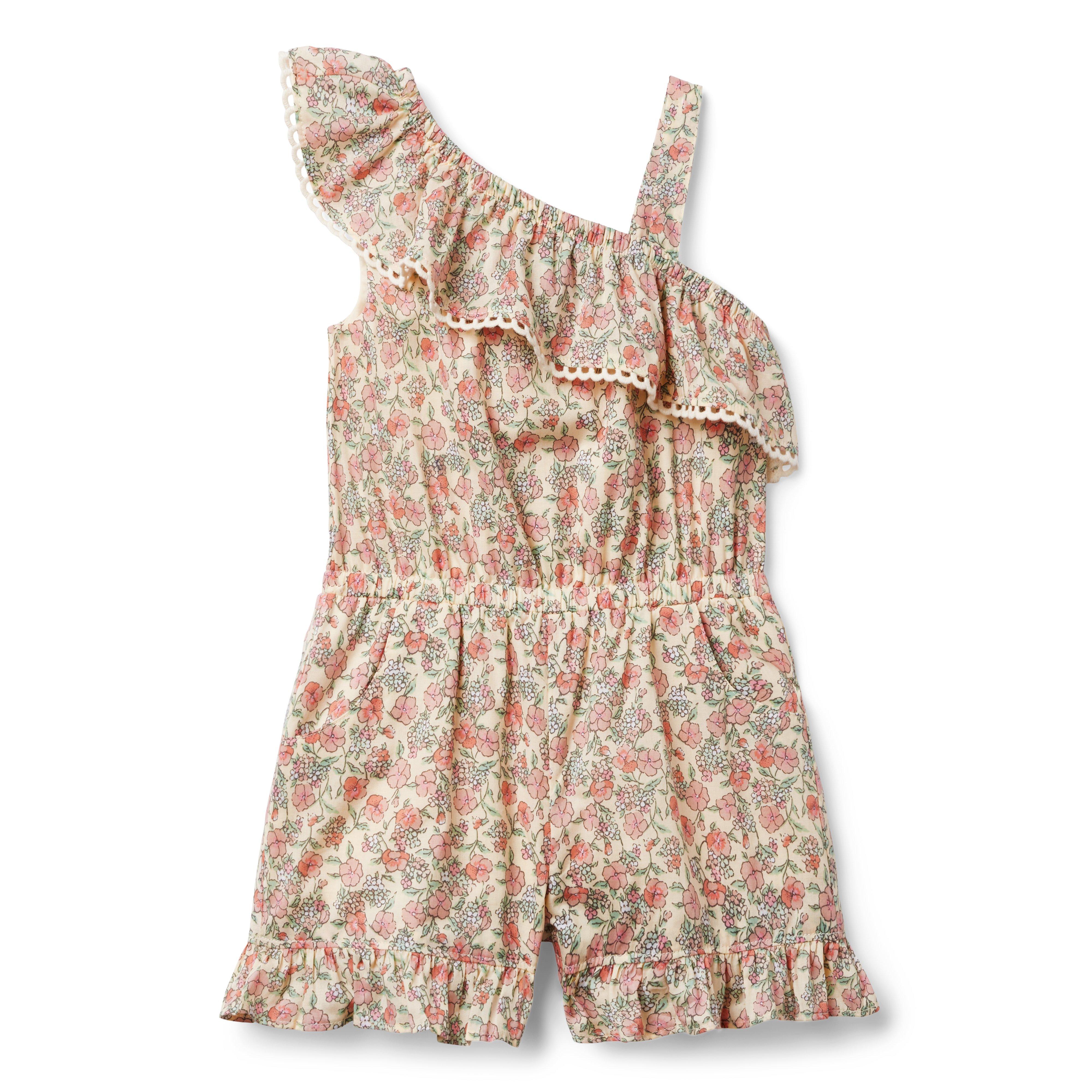 Ditsy Floral Ruffle Romper image number 0