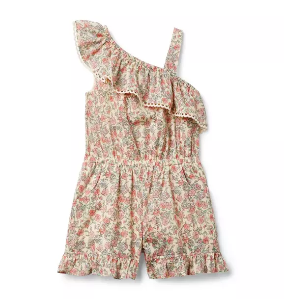 Ditsy Floral Ruffle Romper image number 0